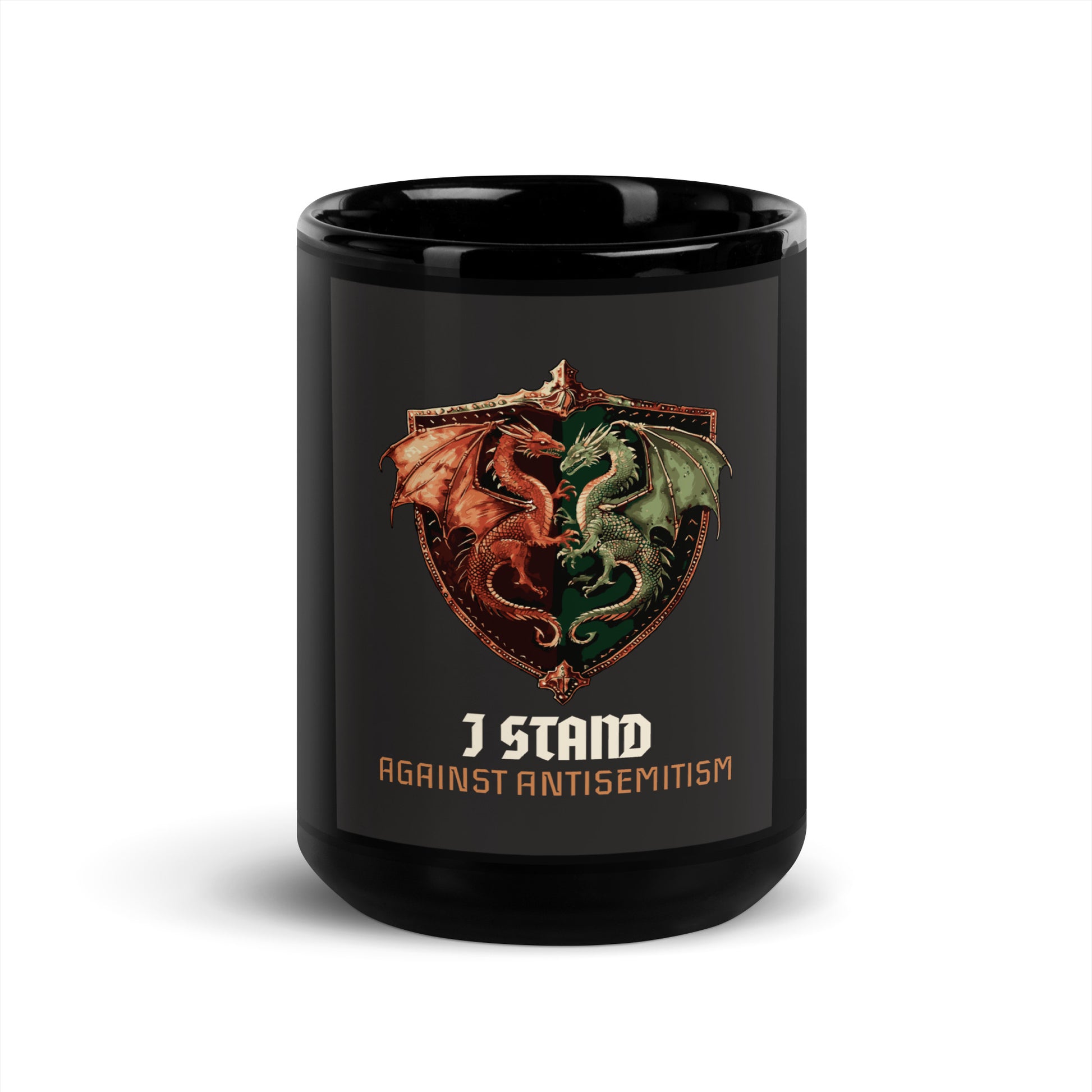 Dragon Adventure | Black Glossy Mug