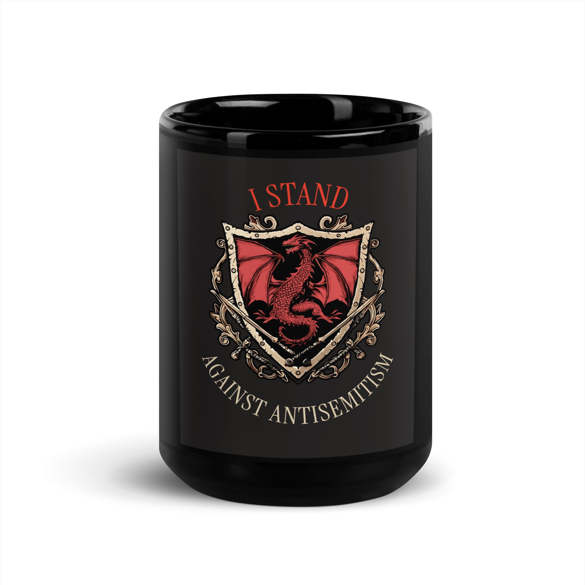 Dragon Adventure | Black Glossy Mug