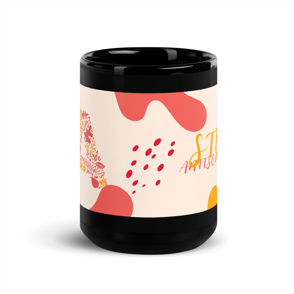 Minimal Shine | Antisemitism | Black Glossy Mug