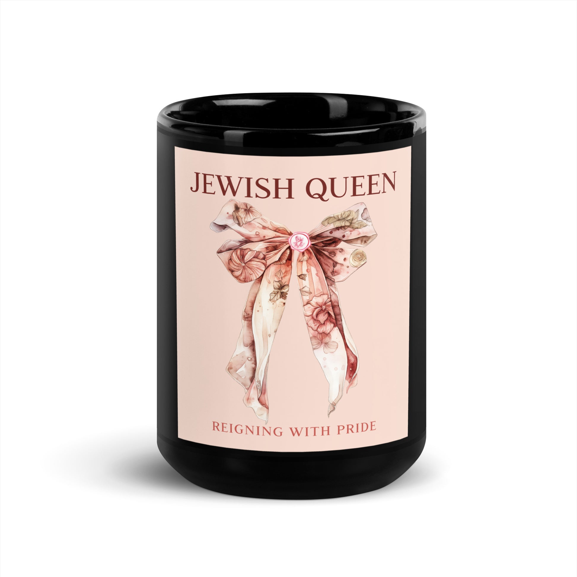 Jewish Queen | Black Glossy Mug