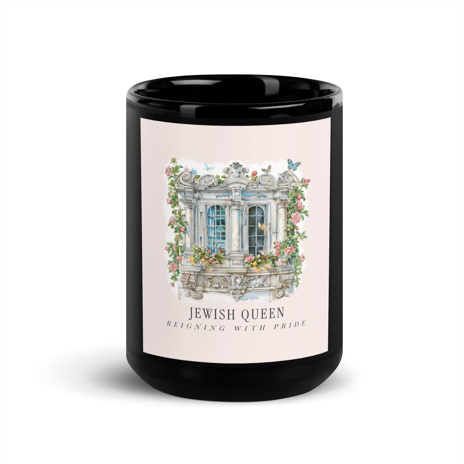 Jewish Queen | Black Glossy Mug