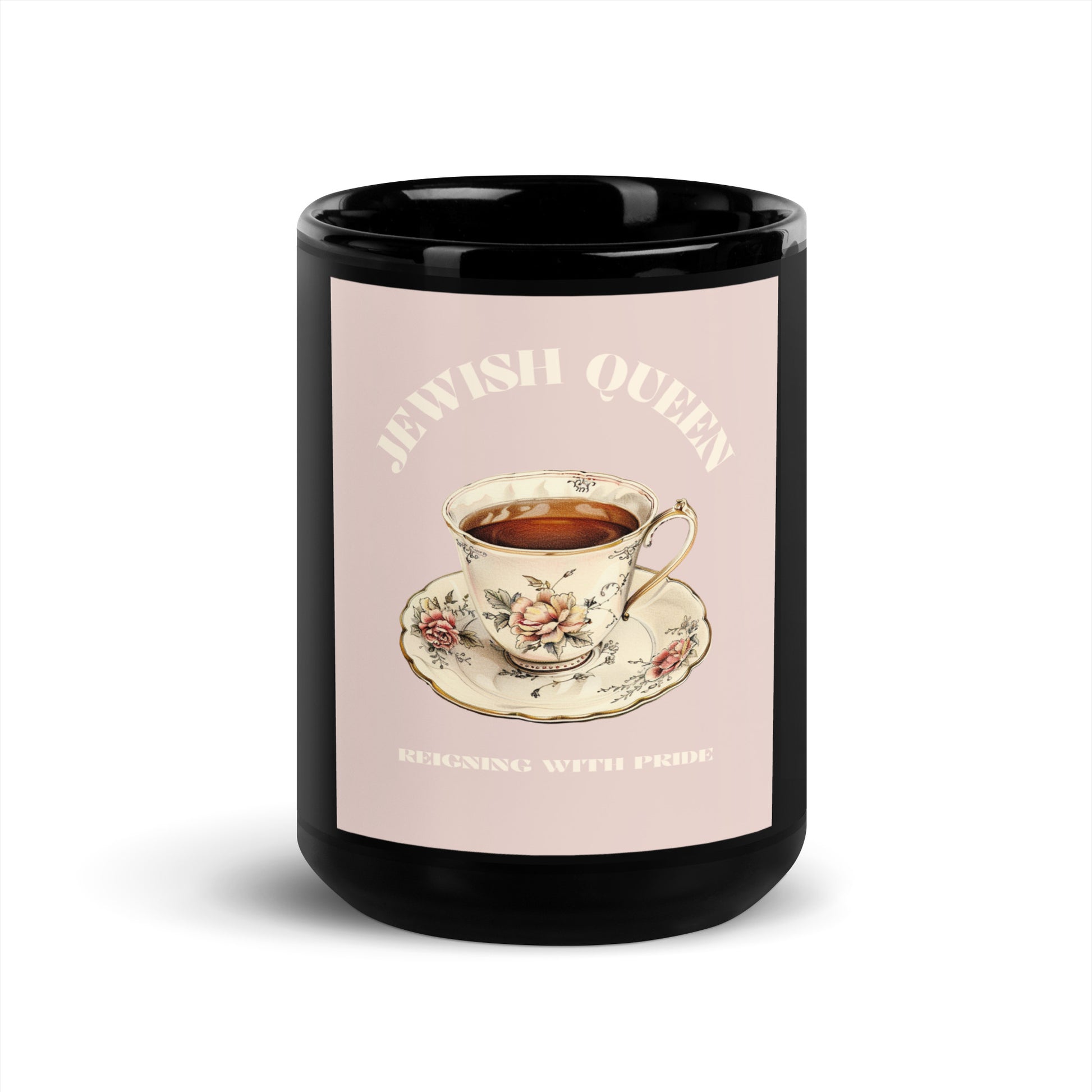 Jewish Queen | Black Glossy Mug