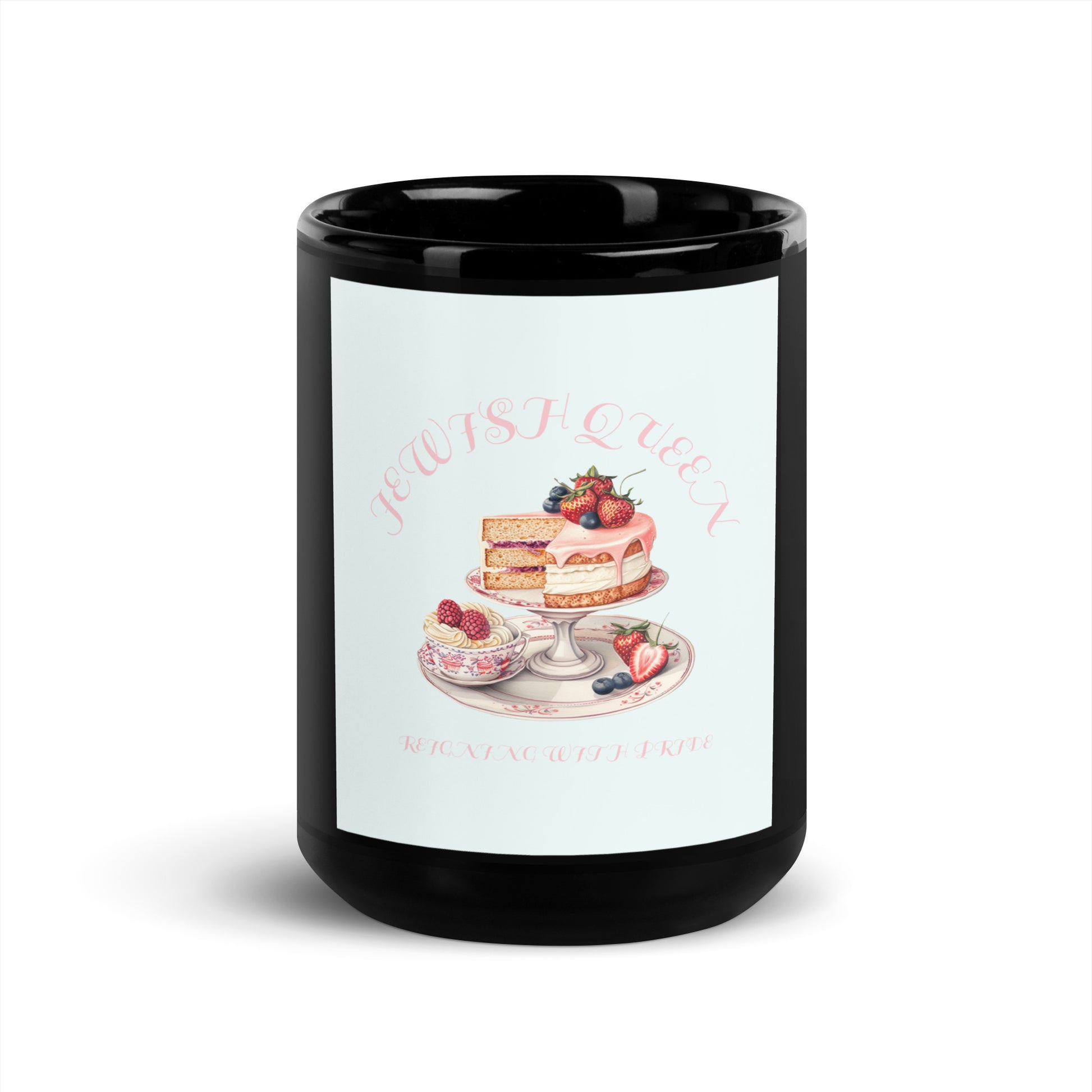 Jewish Queen | Black Glossy Mug