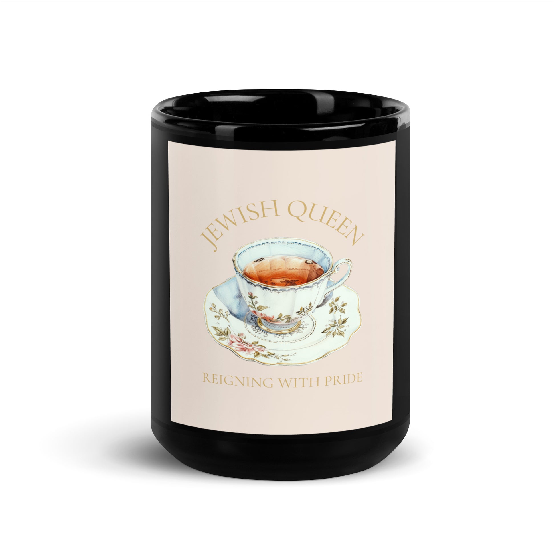 Jewish Queen | Black Glossy Mug