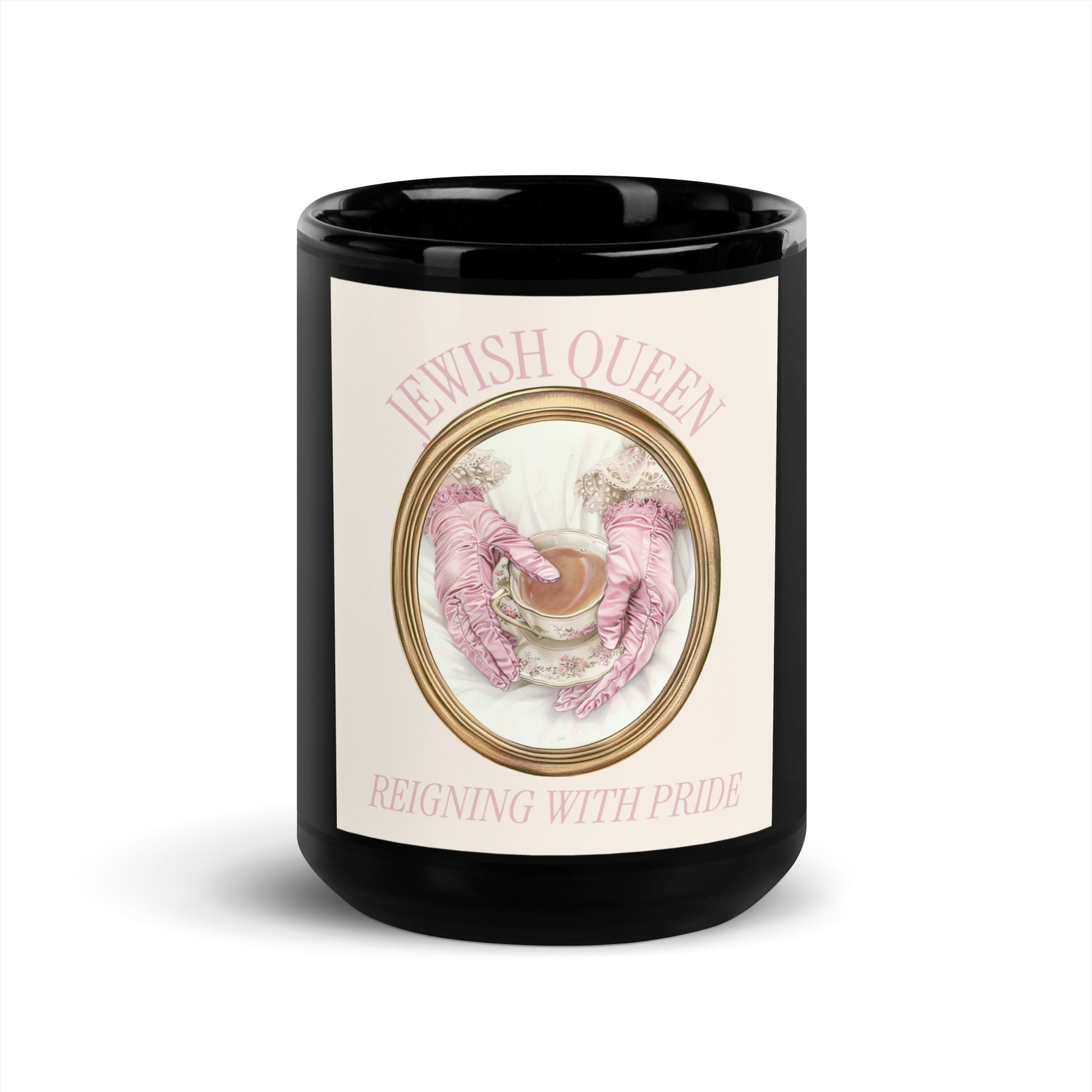 Jewish Queen | Black Glossy Mug