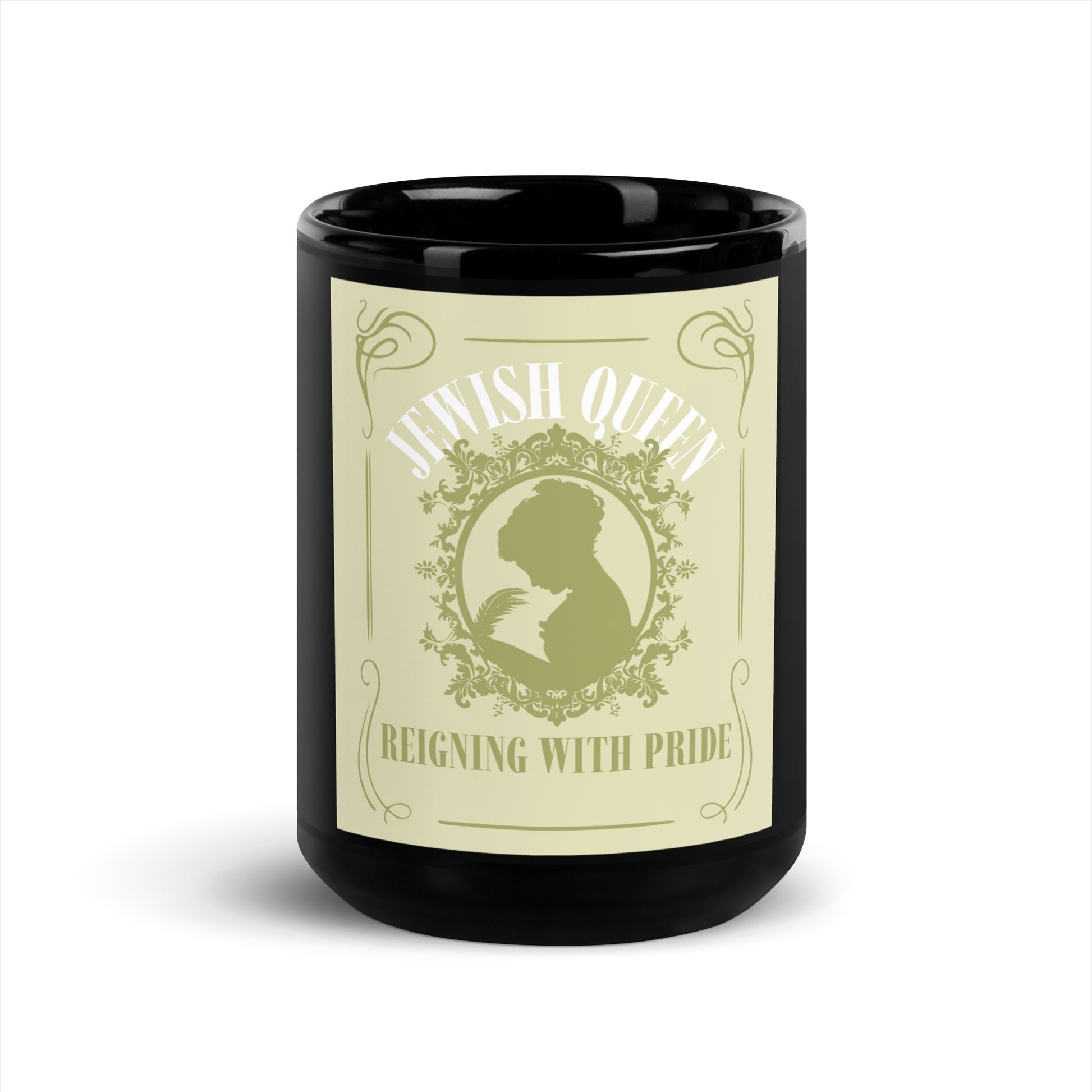 Jewish Queen | Black Glossy Mug