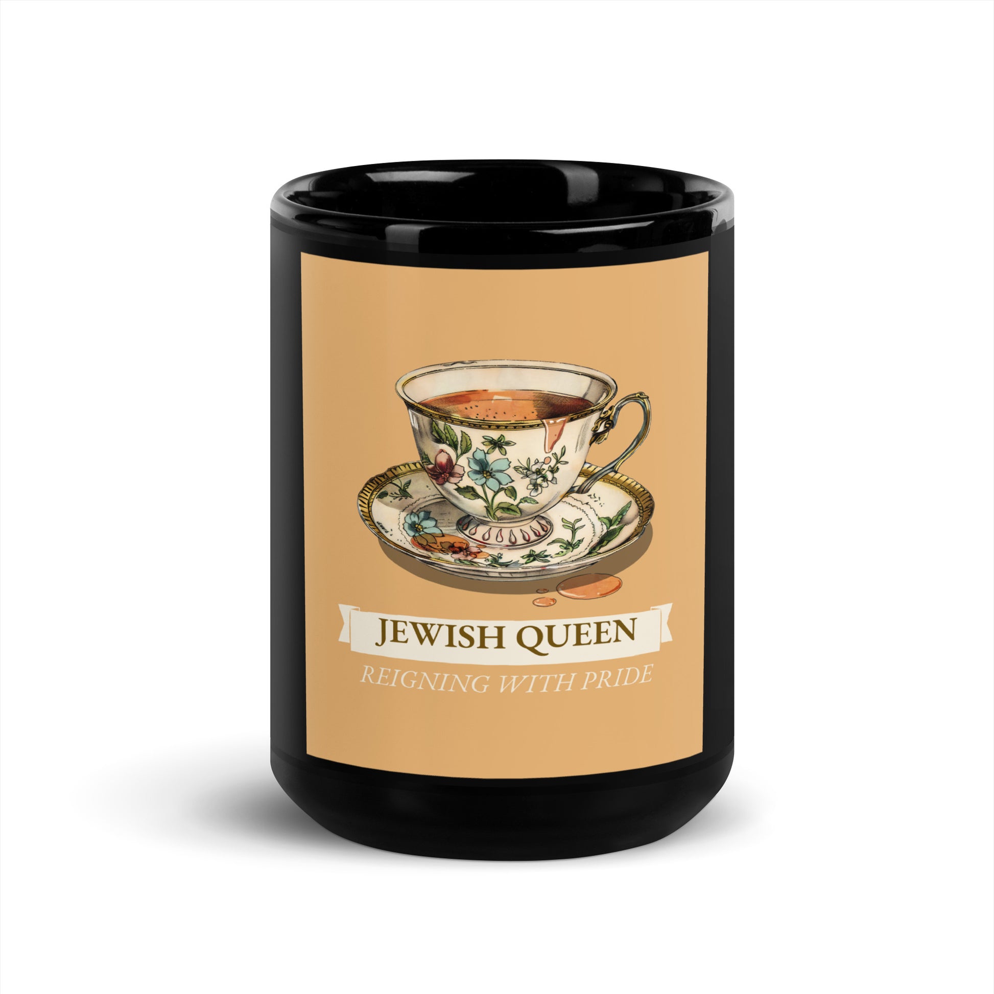 Jewish Queen | Black Glossy Mug