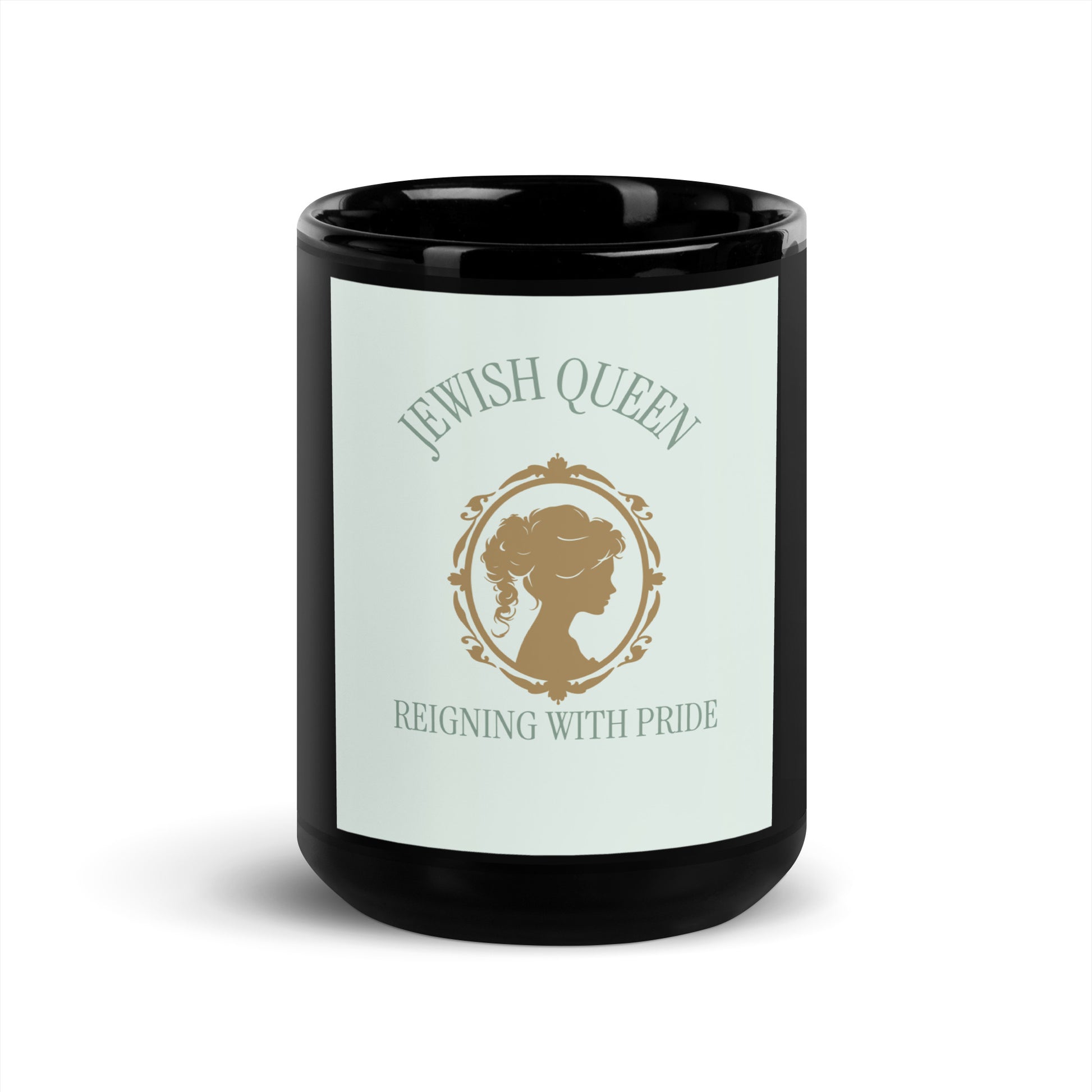 Jewish Queen | Black Glossy Mug
