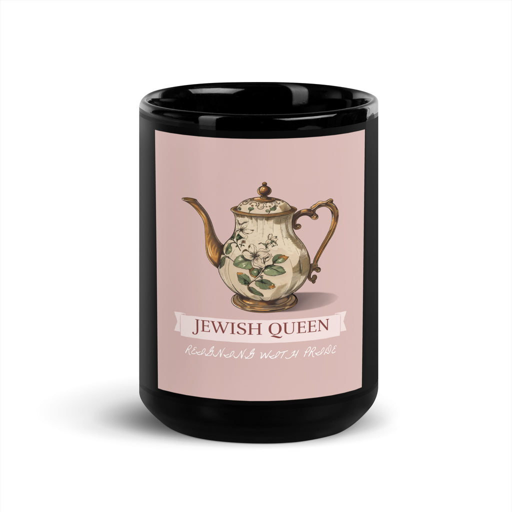 Jewish Queen | Black Glossy Mug