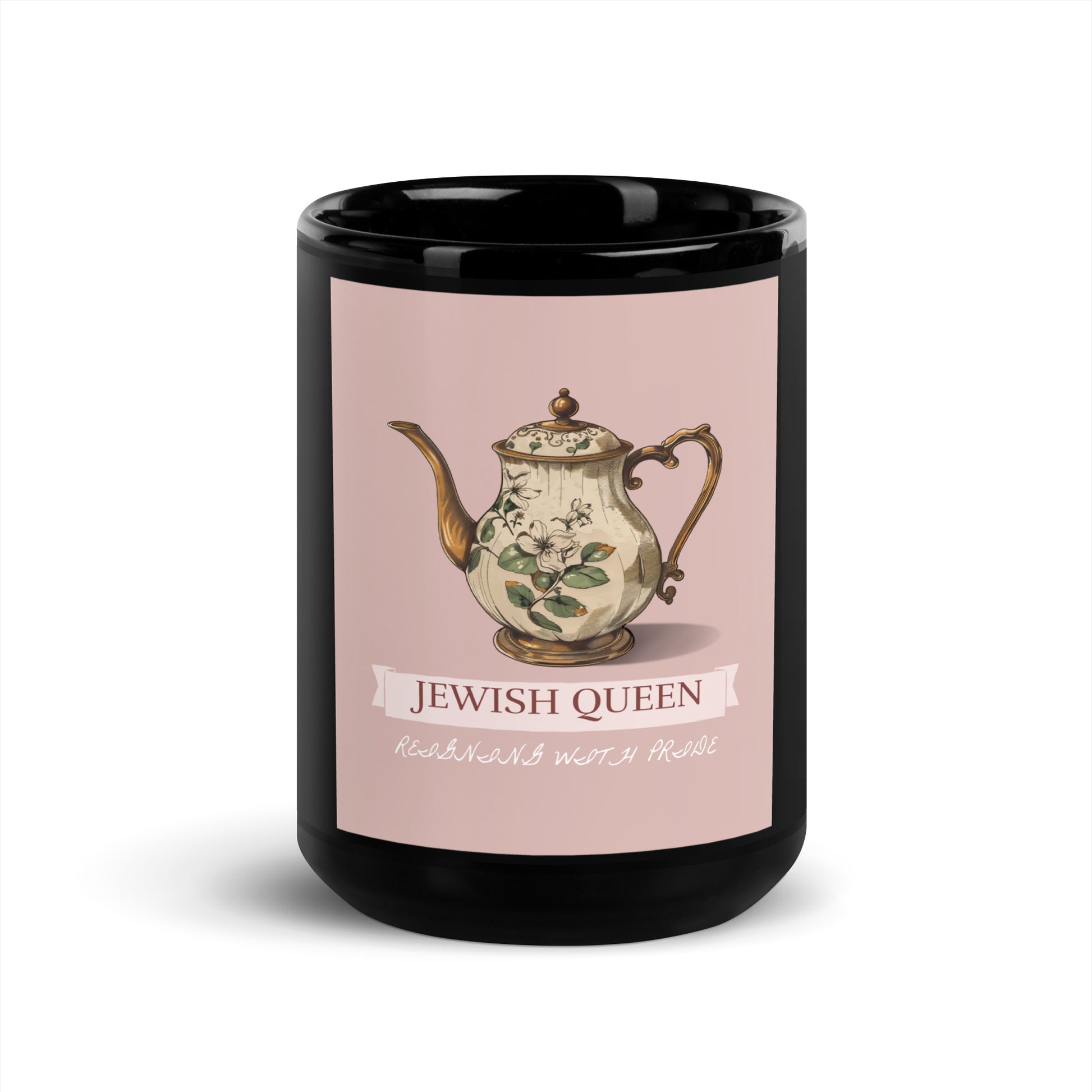 Jewish Queen | Black Glossy Mug