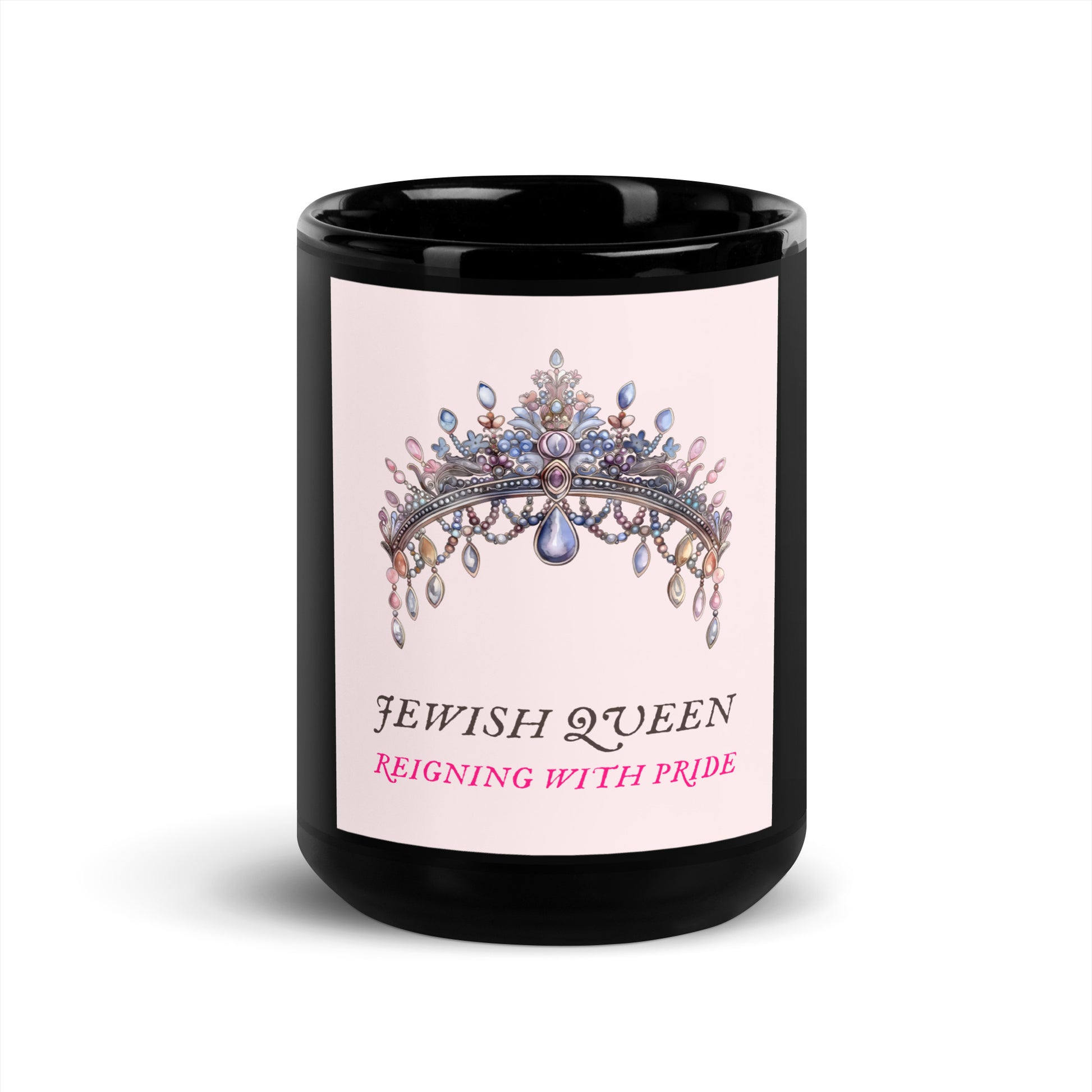 Jewish Queen | Black Glossy Mug