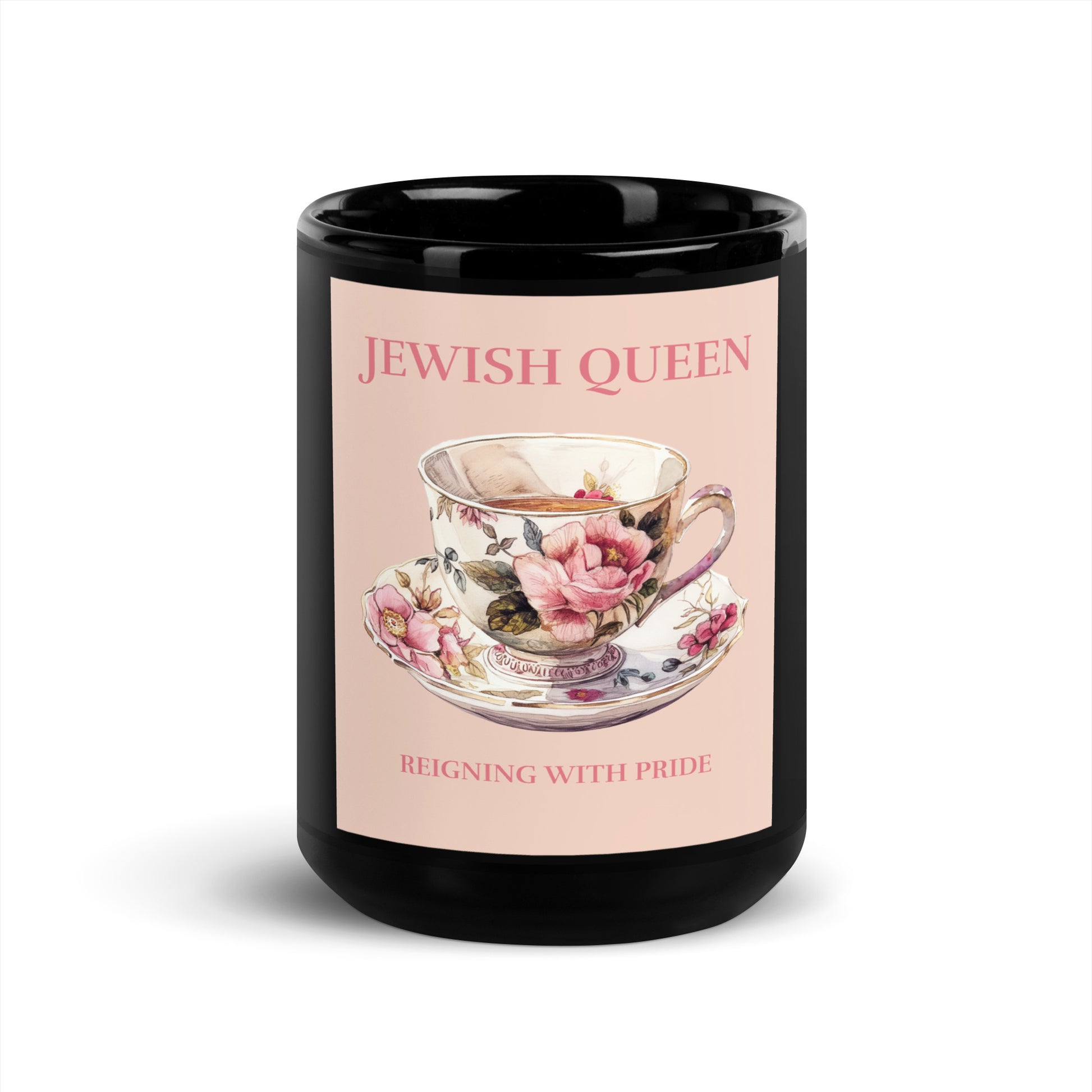 Jewish Queen | Black Glossy Mug