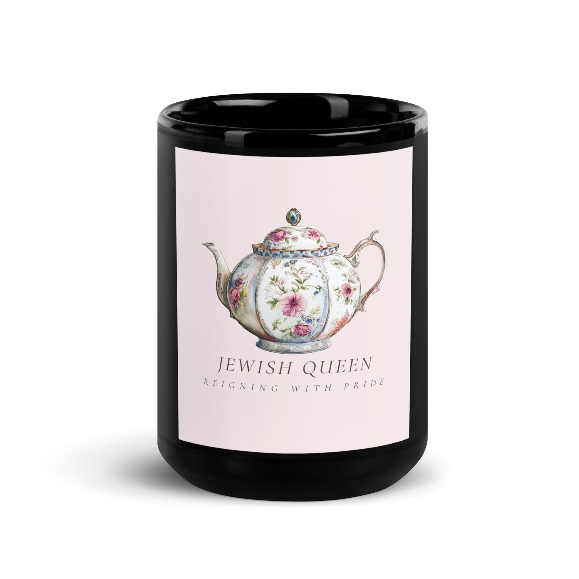 Jewish Queen | Black Glossy Mug