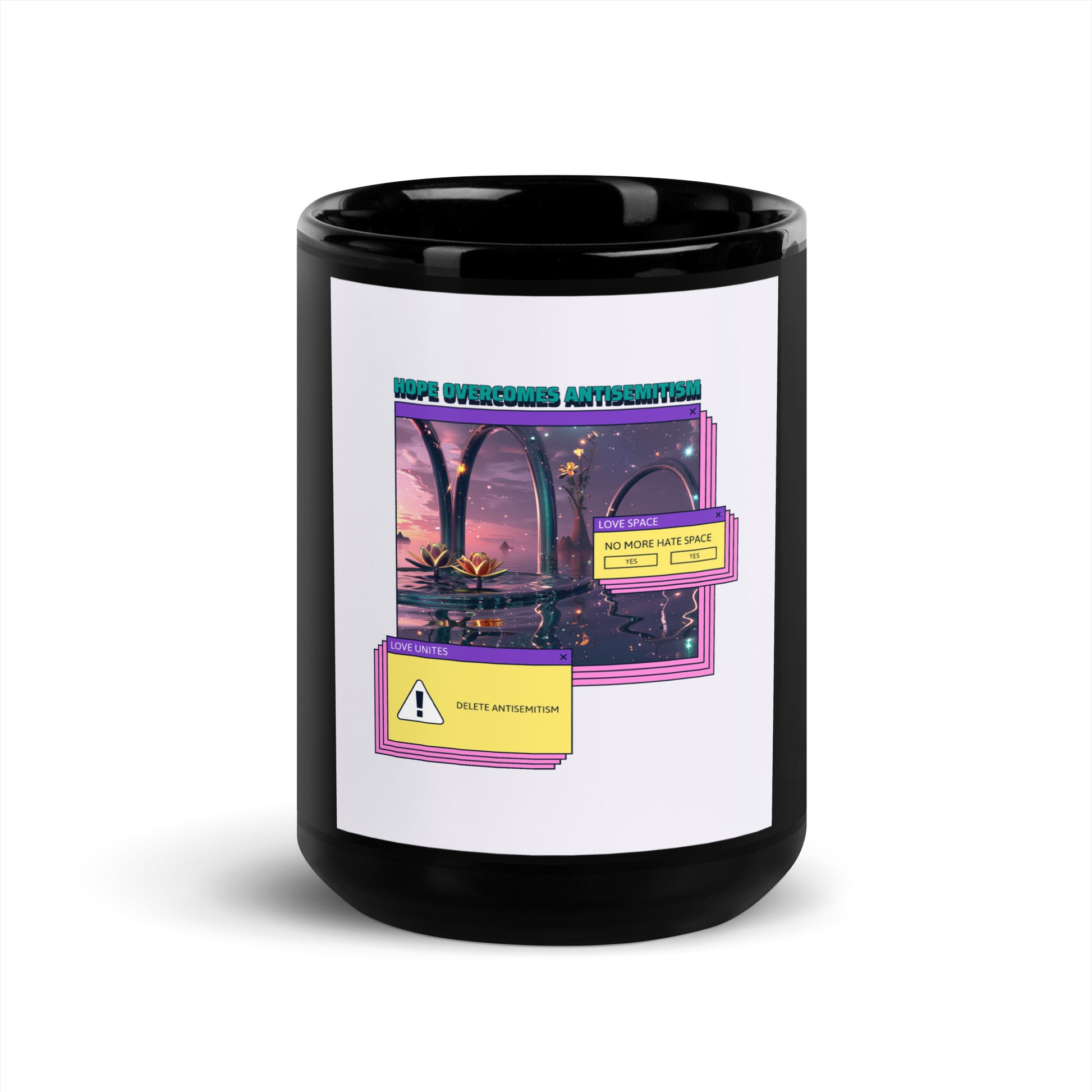 A Colorful Dream | Antisemitism | Black Glossy Mug