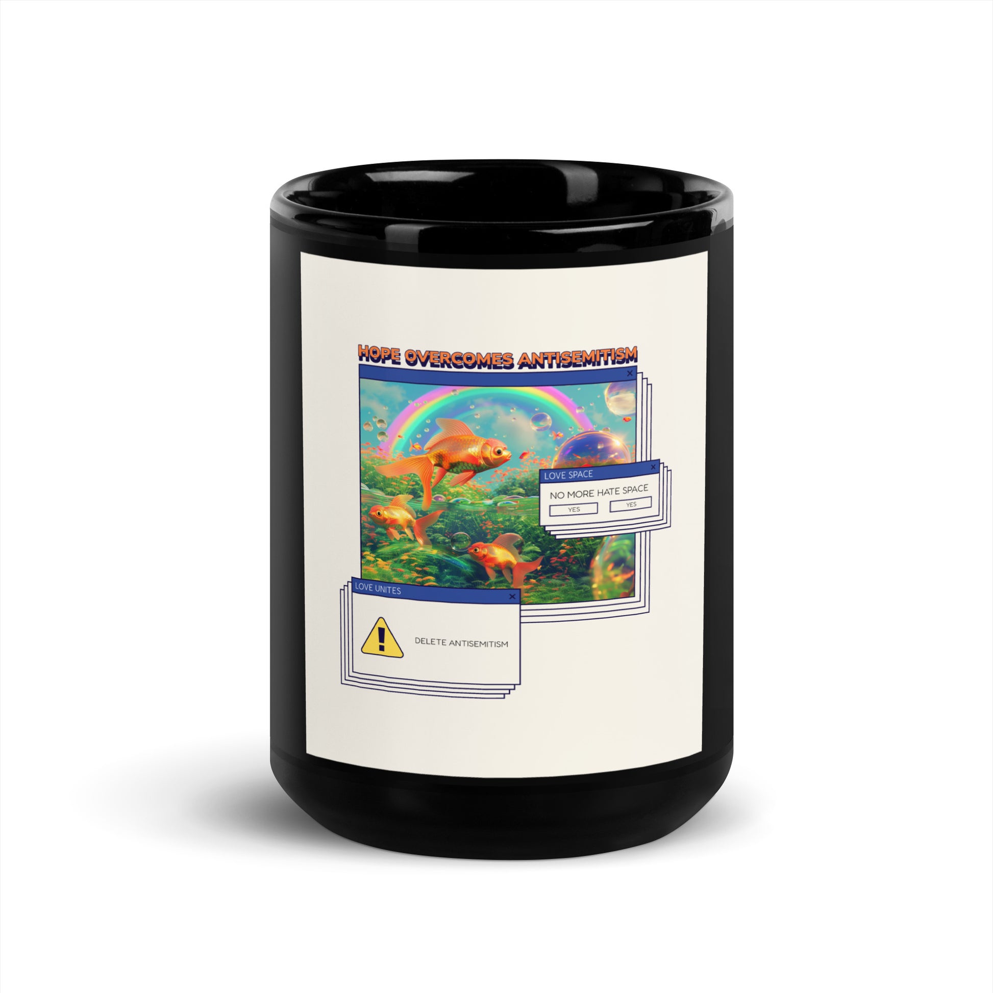 A Colorful Dream | Antisemitism | Black Glossy Mug