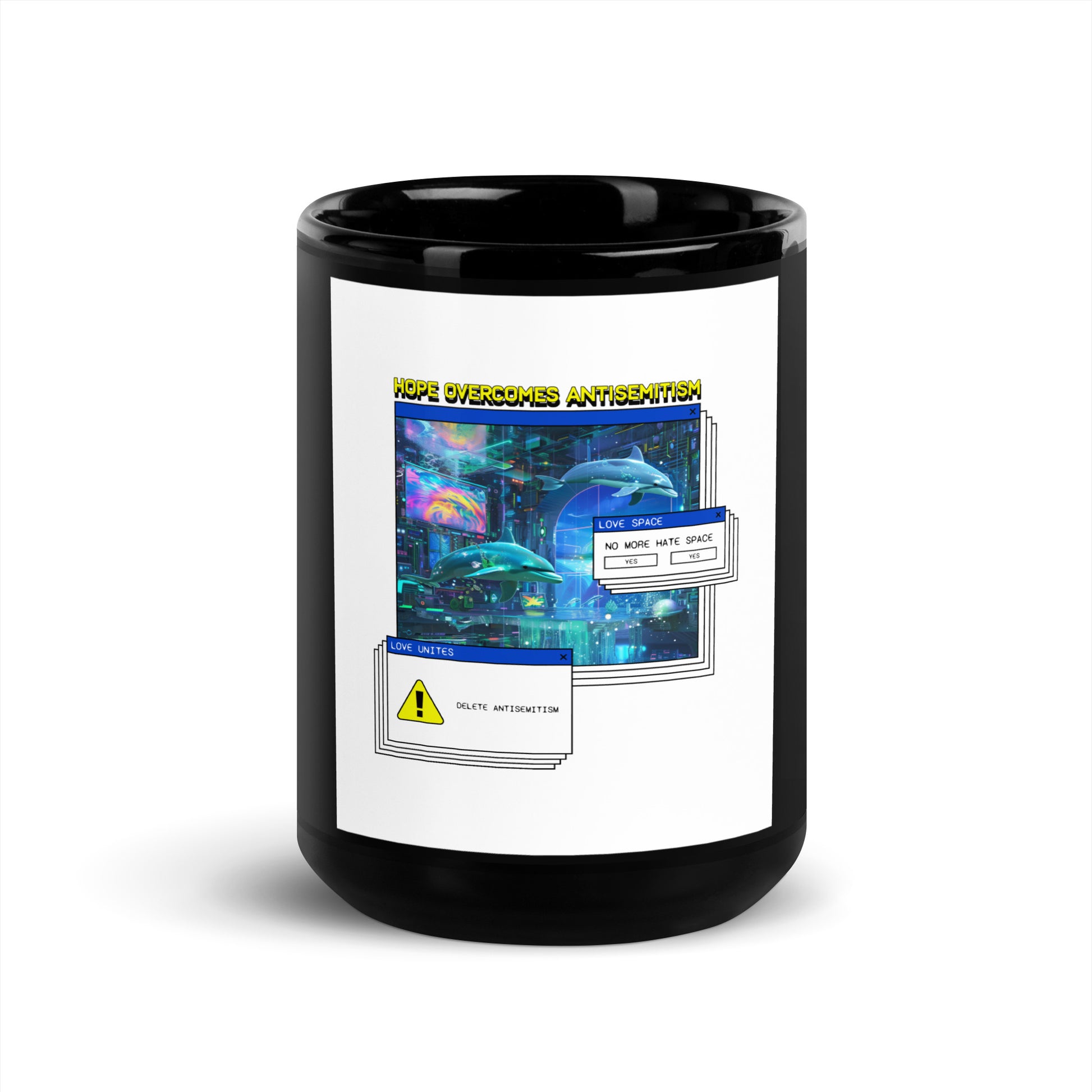 A Colorful Dream | Antisemitism | Black Glossy Mug