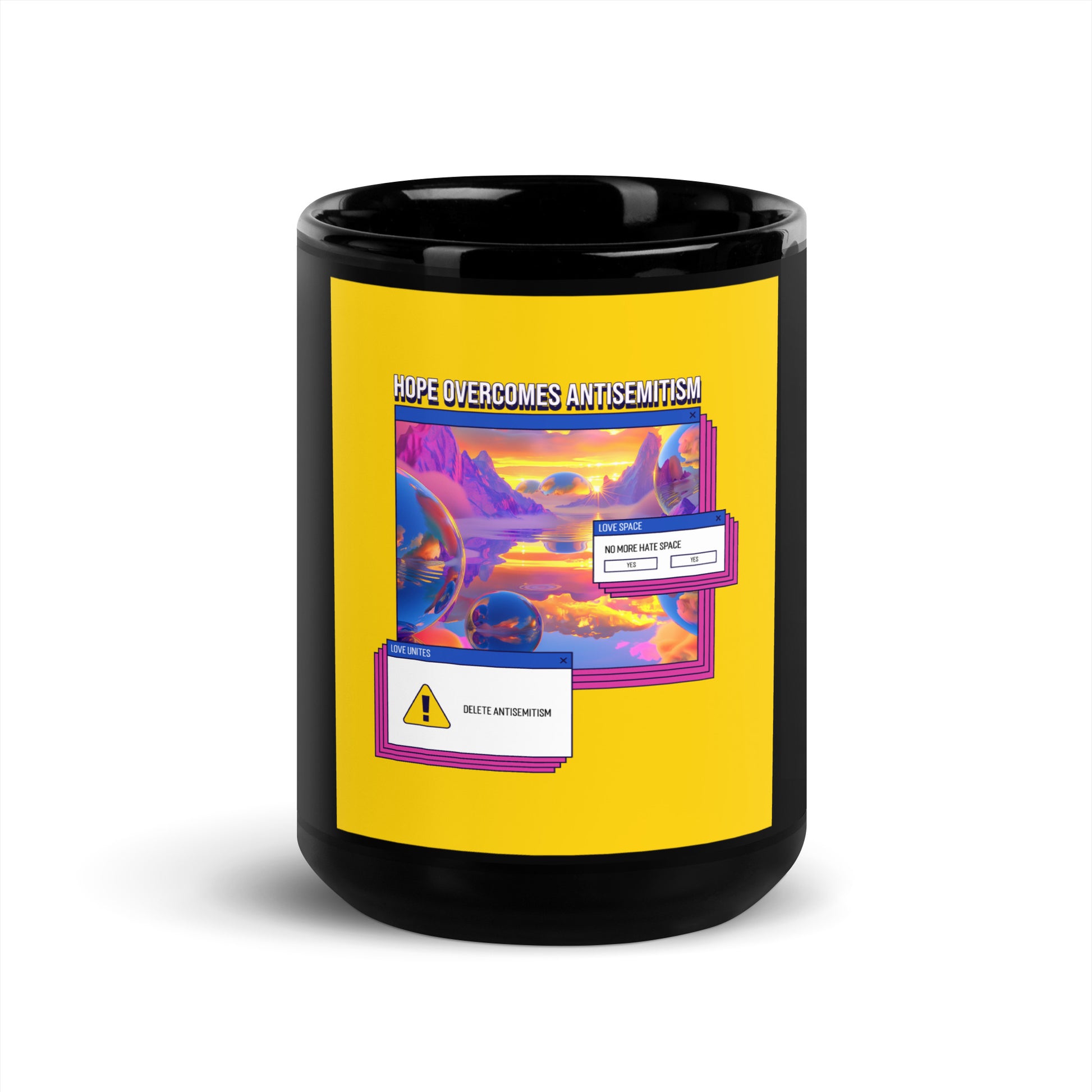 A Colorful Dream | Antisemitism | Black Glossy Mug