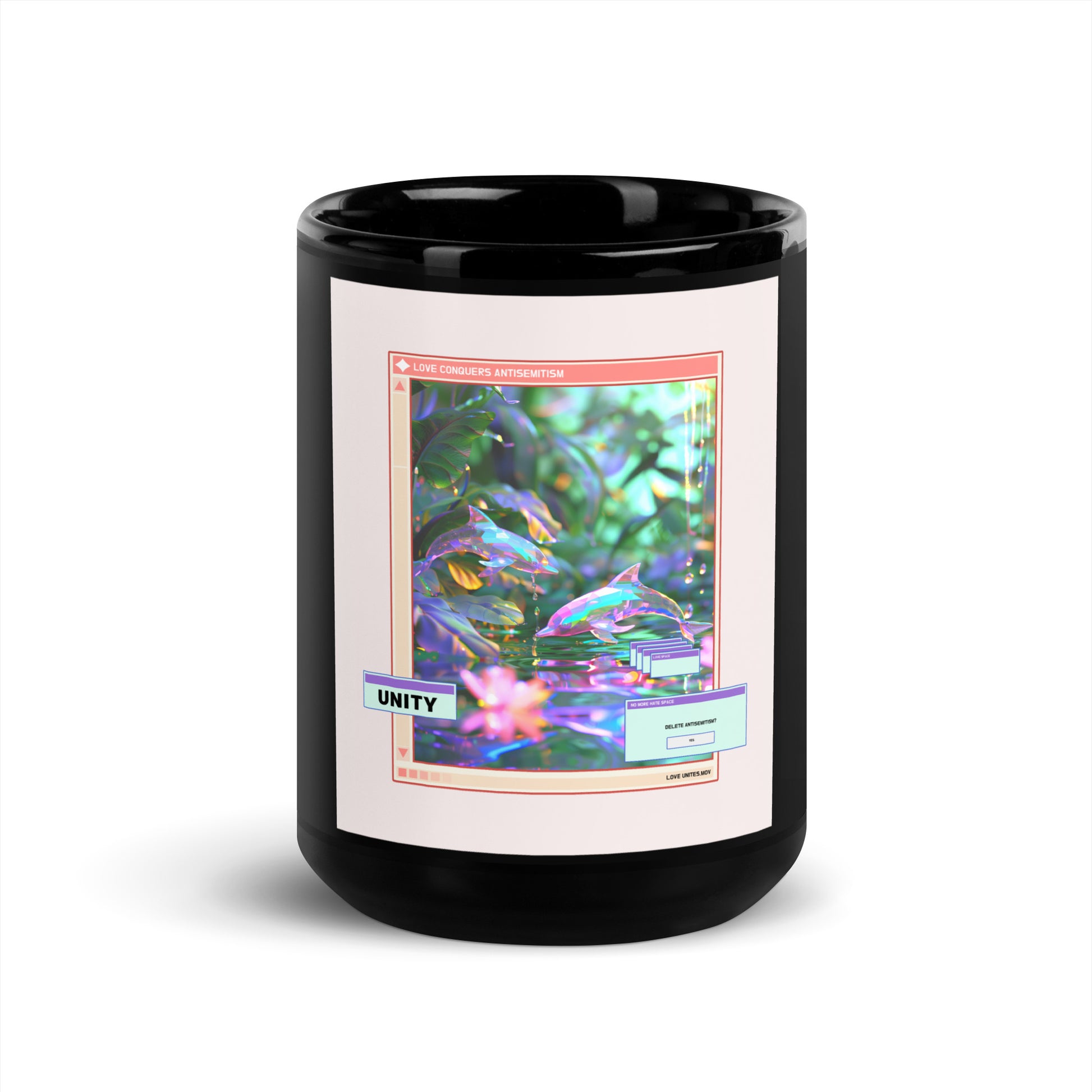 A Colorful Dream | Antisemitism | Black Glossy Mug