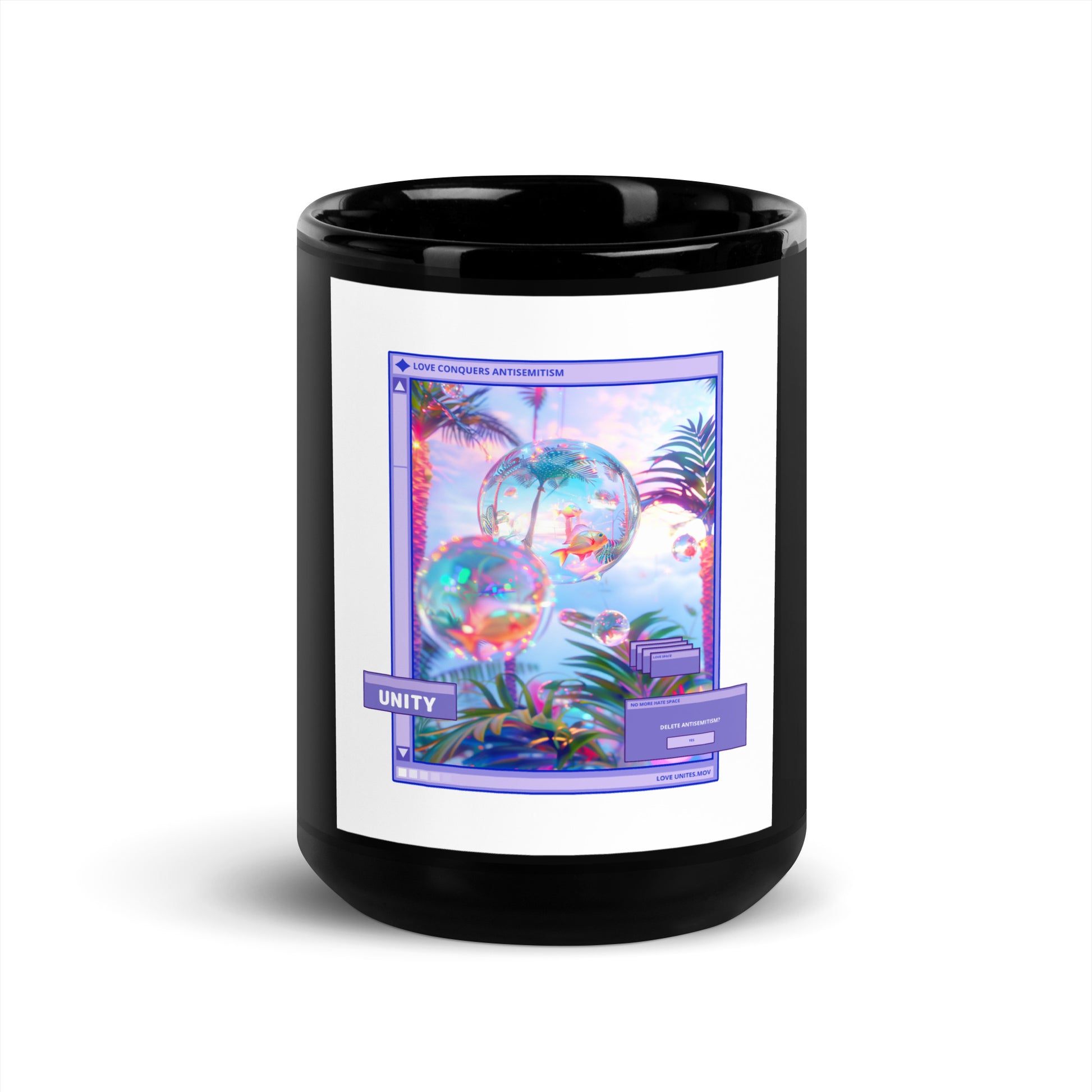 A Colorful Dream | Antisemitism | Black Glossy Mug