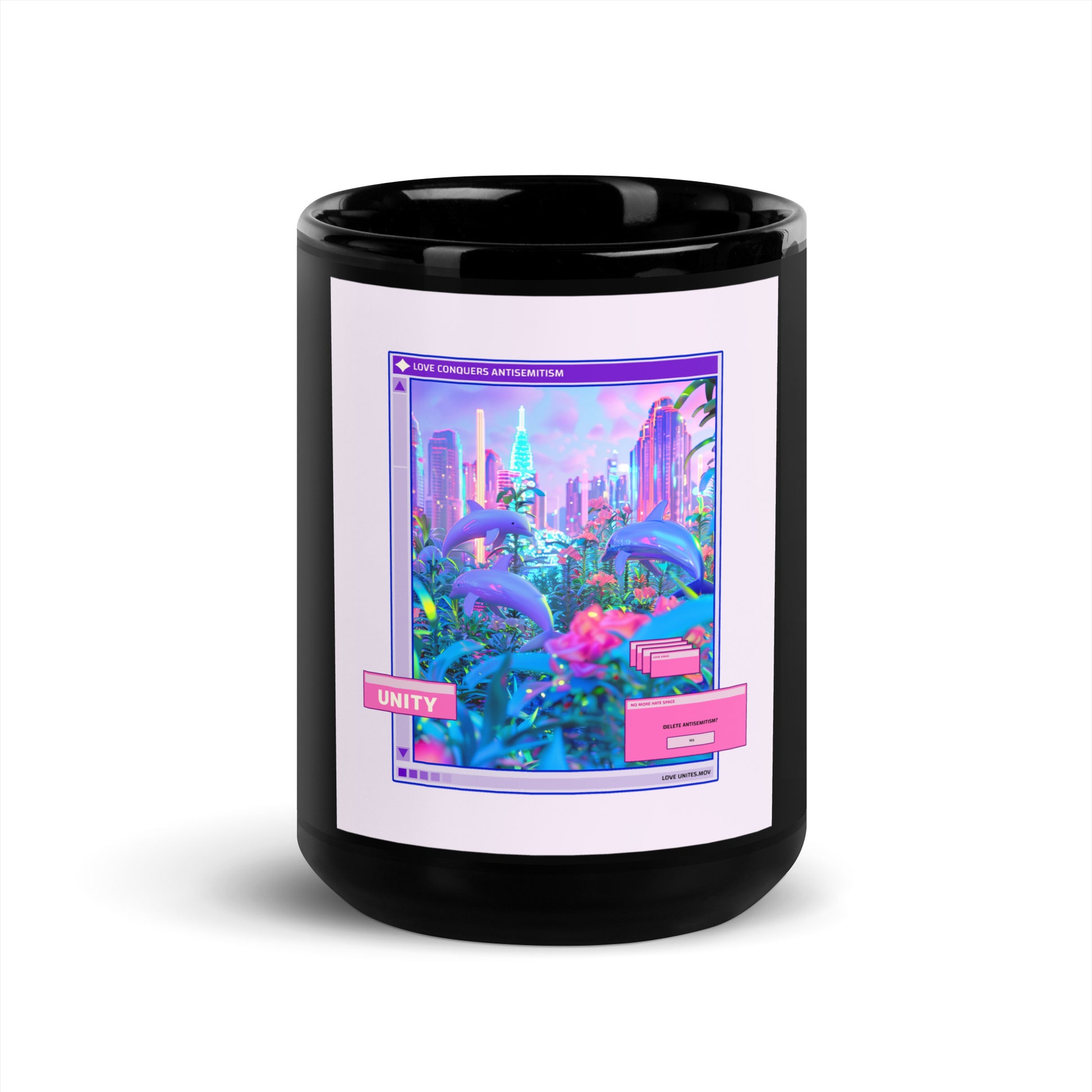 A Colorful Dream | Antisemitism | Black Glossy Mug