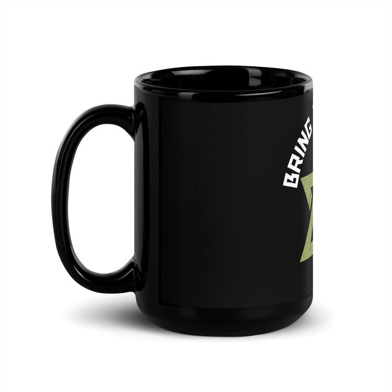 Bring Them Home | Star of David | Black Glossy Mug