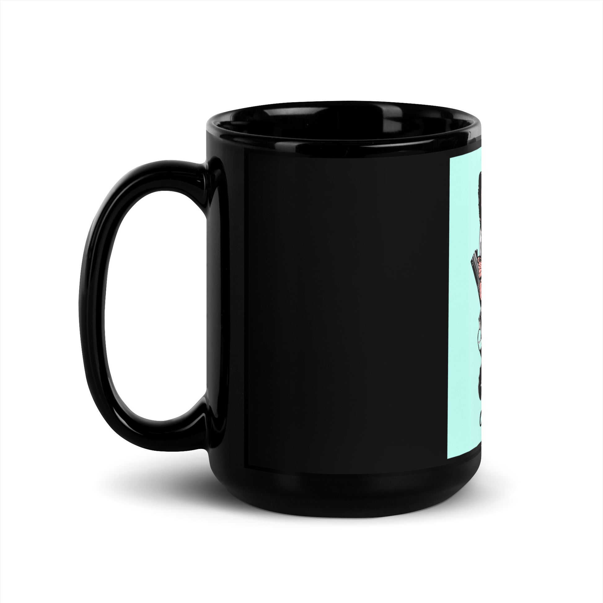 All In For Jews | Black Glossy Mug Jouparty