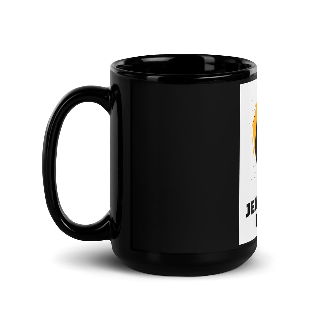 All In For Jews | Black Glossy Mug Jouparty