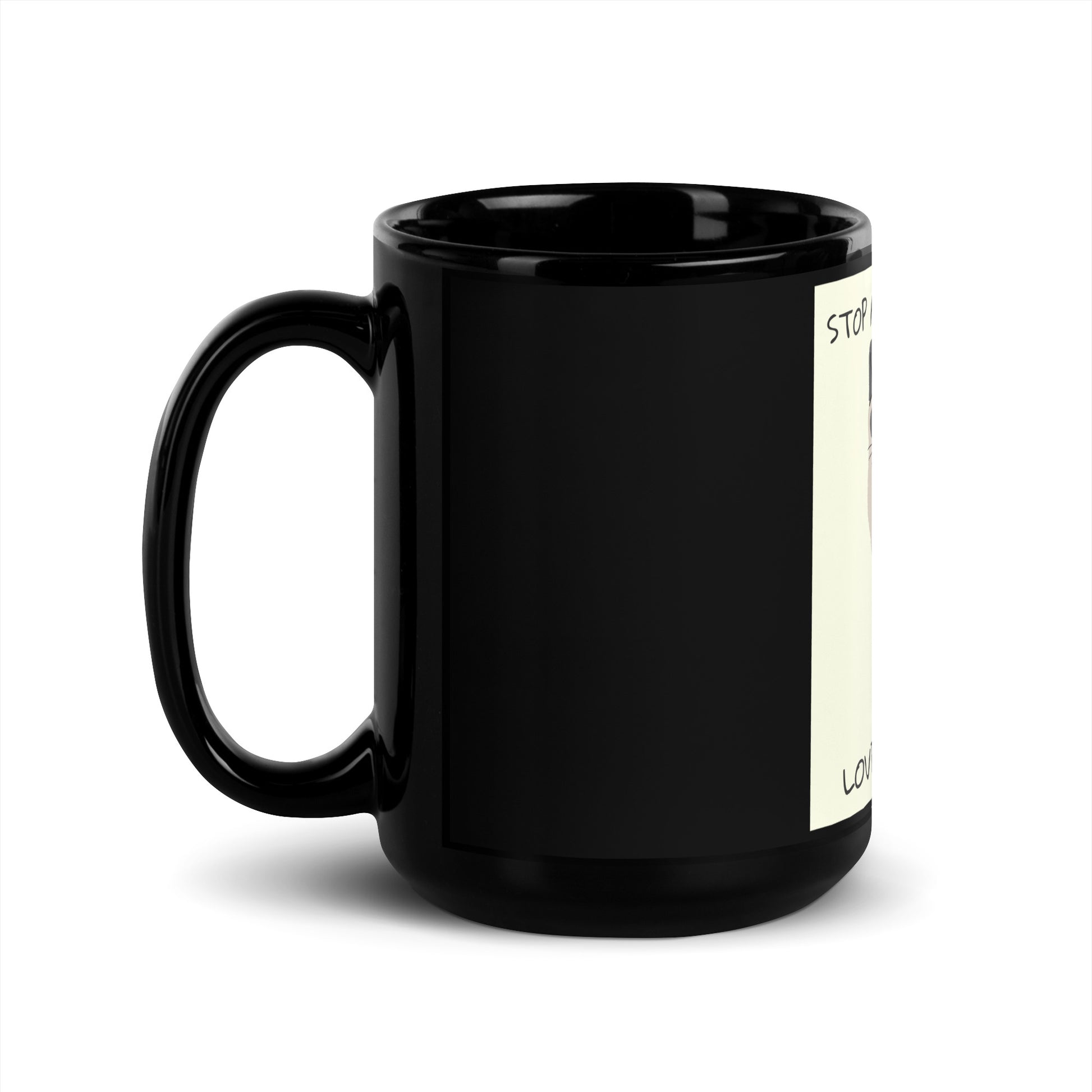 All In For Jews | Black Glossy Mug Jouparty