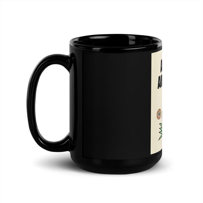 Am Israel Chai | Black Glossy Mug