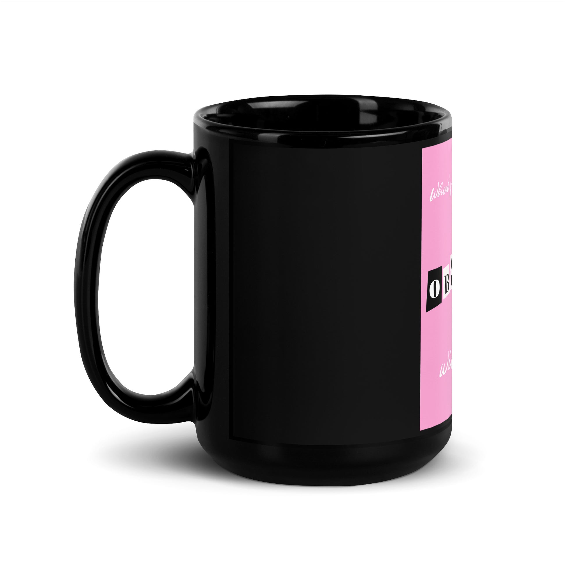 Jewish Pink Era | Black Glossy Mug