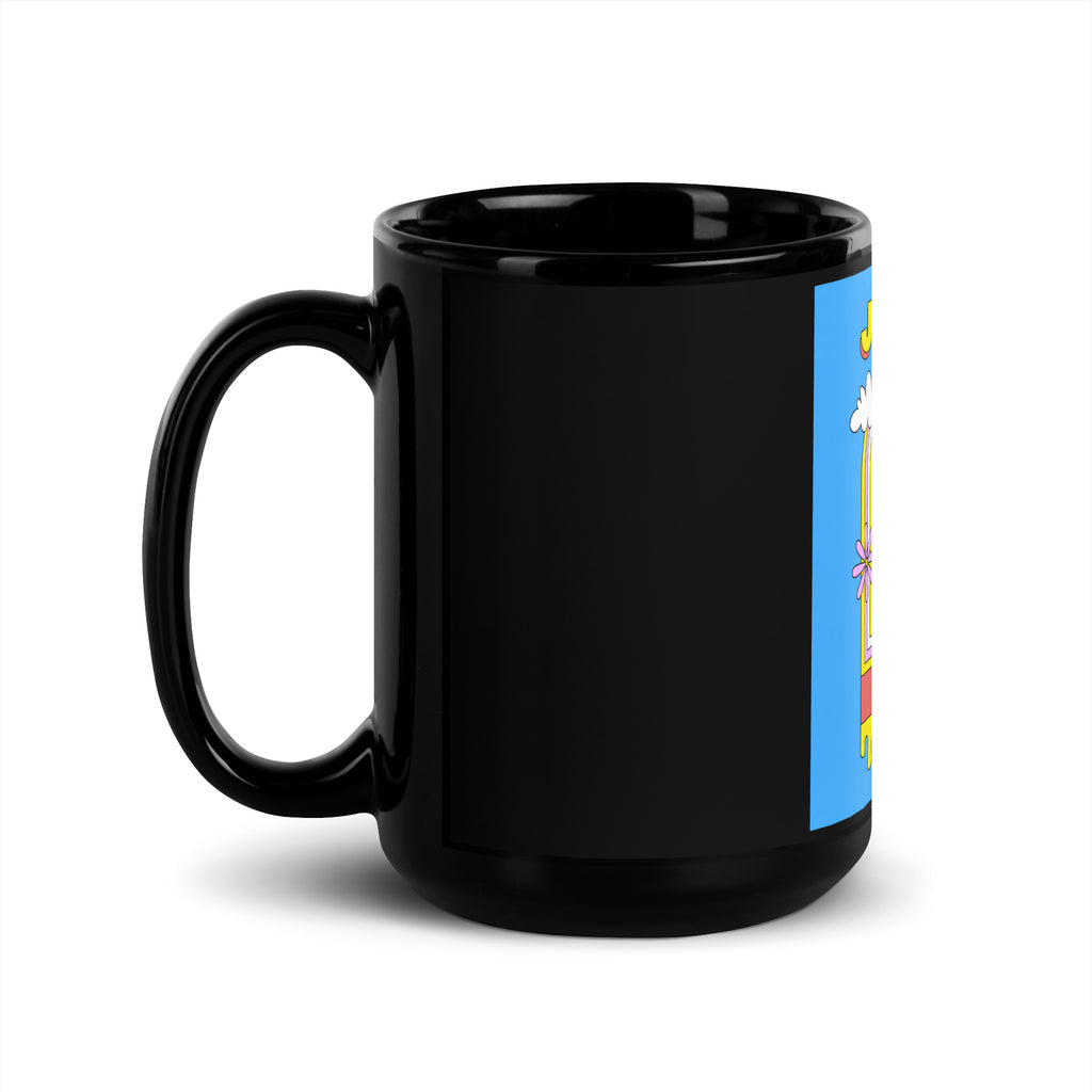 All In For Jews | Black Glossy Mug
