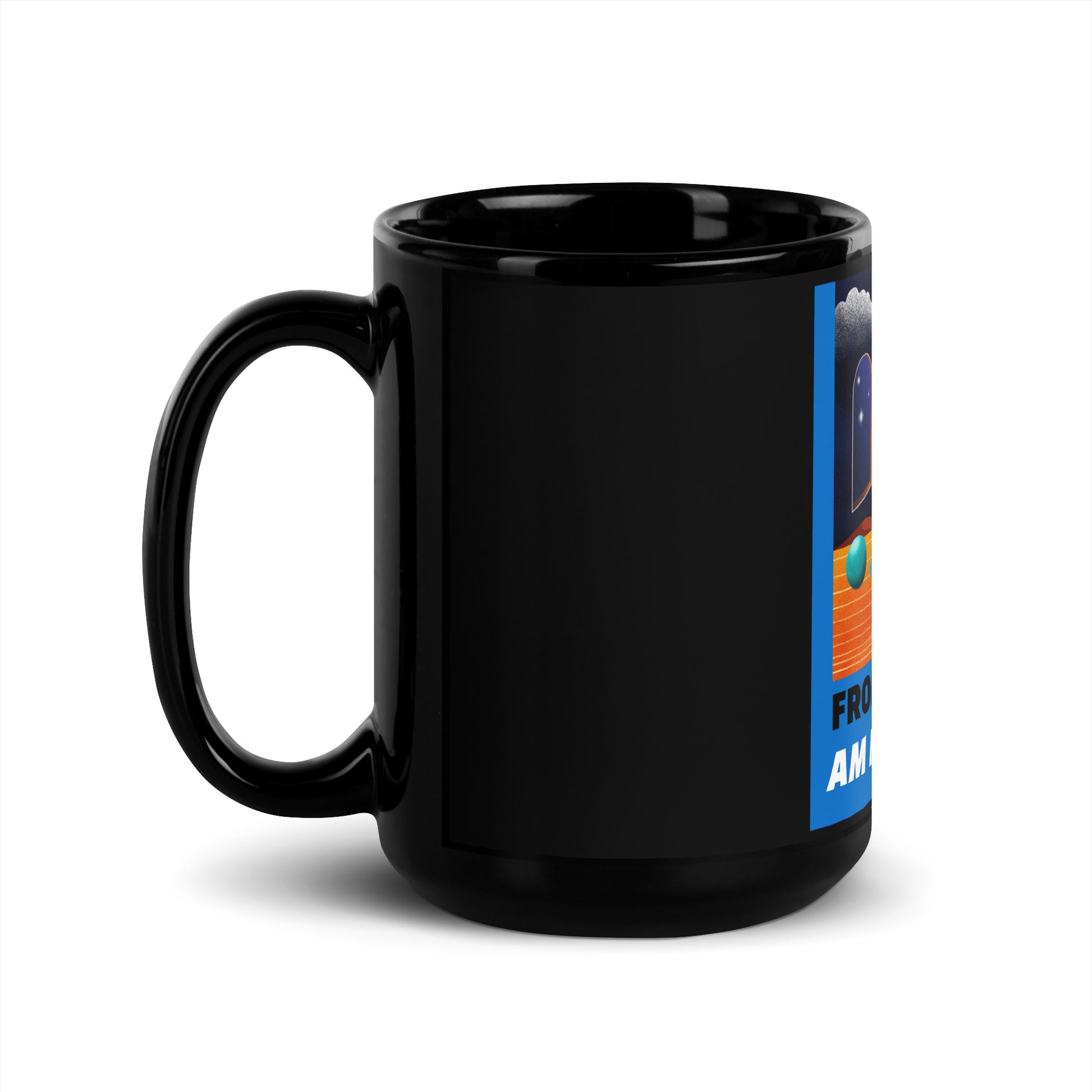 AM To PM | Black Glossy Mug