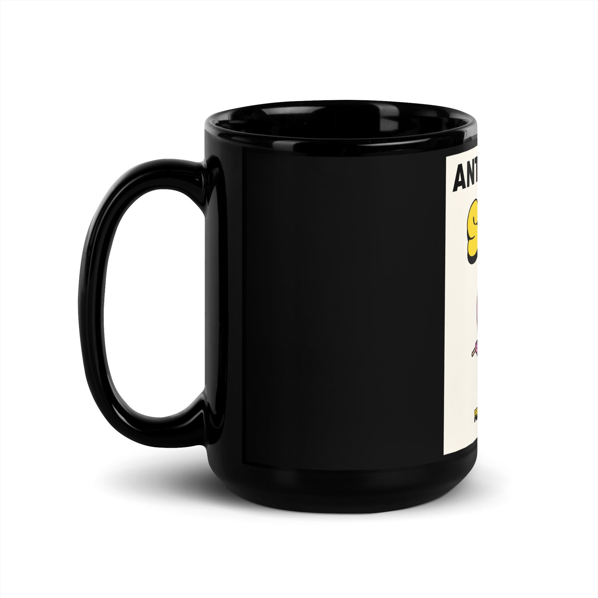 Antisemites Suck | Black Glossy Mug