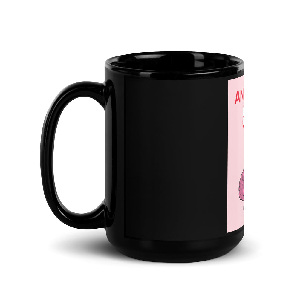 Antisemites Suck | Black Glossy Mug
