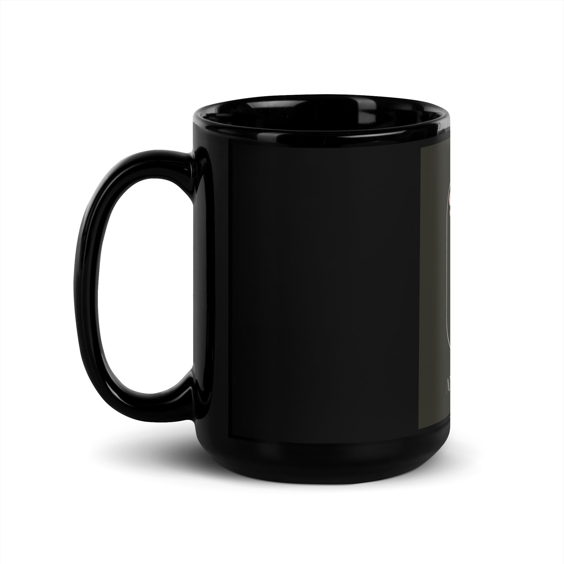 Stop Antisemitism | Plants & Flowers Edition | Black Glossy Mug
