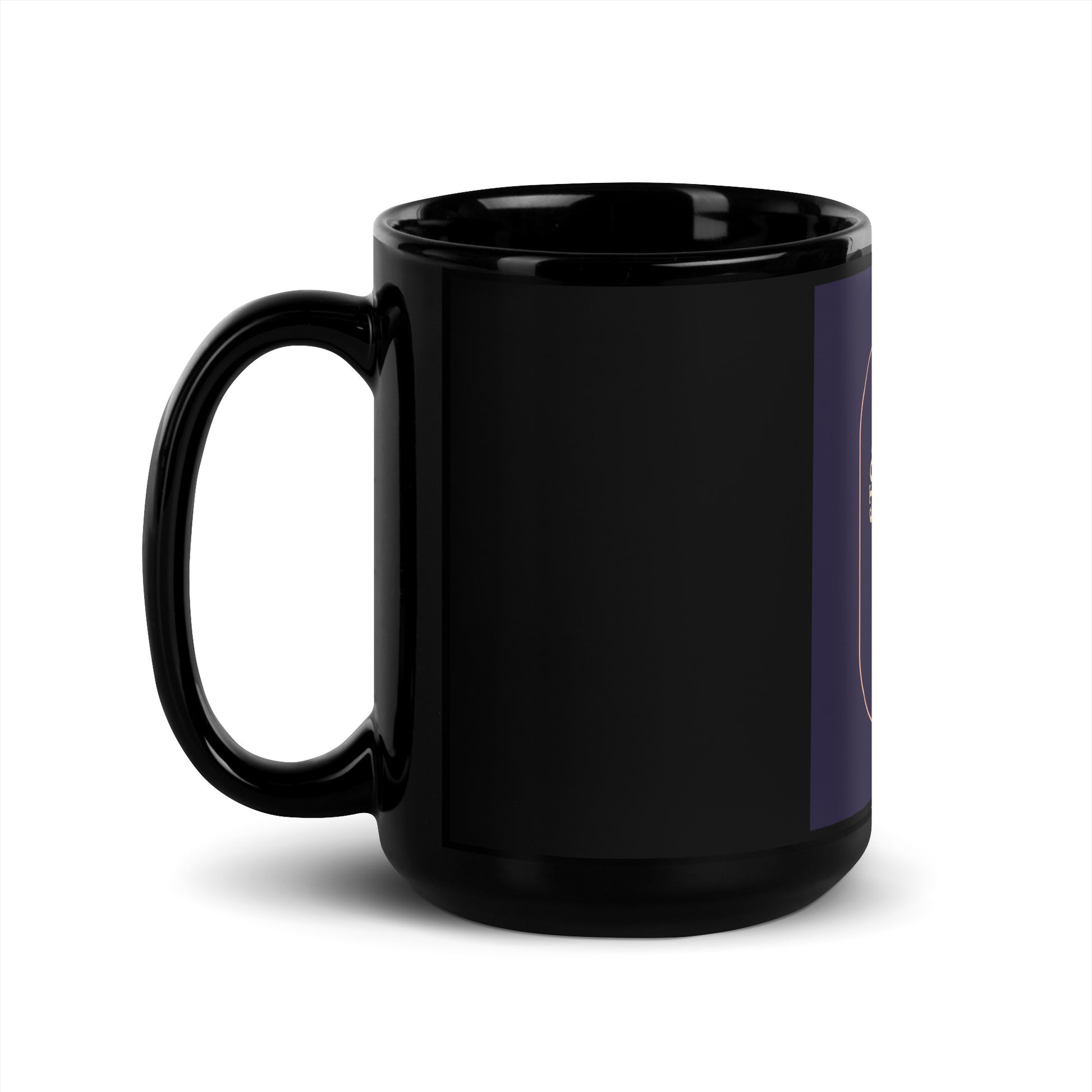 Stop Antisemitism | Plants & Flowers Edition | Black Glossy Mug