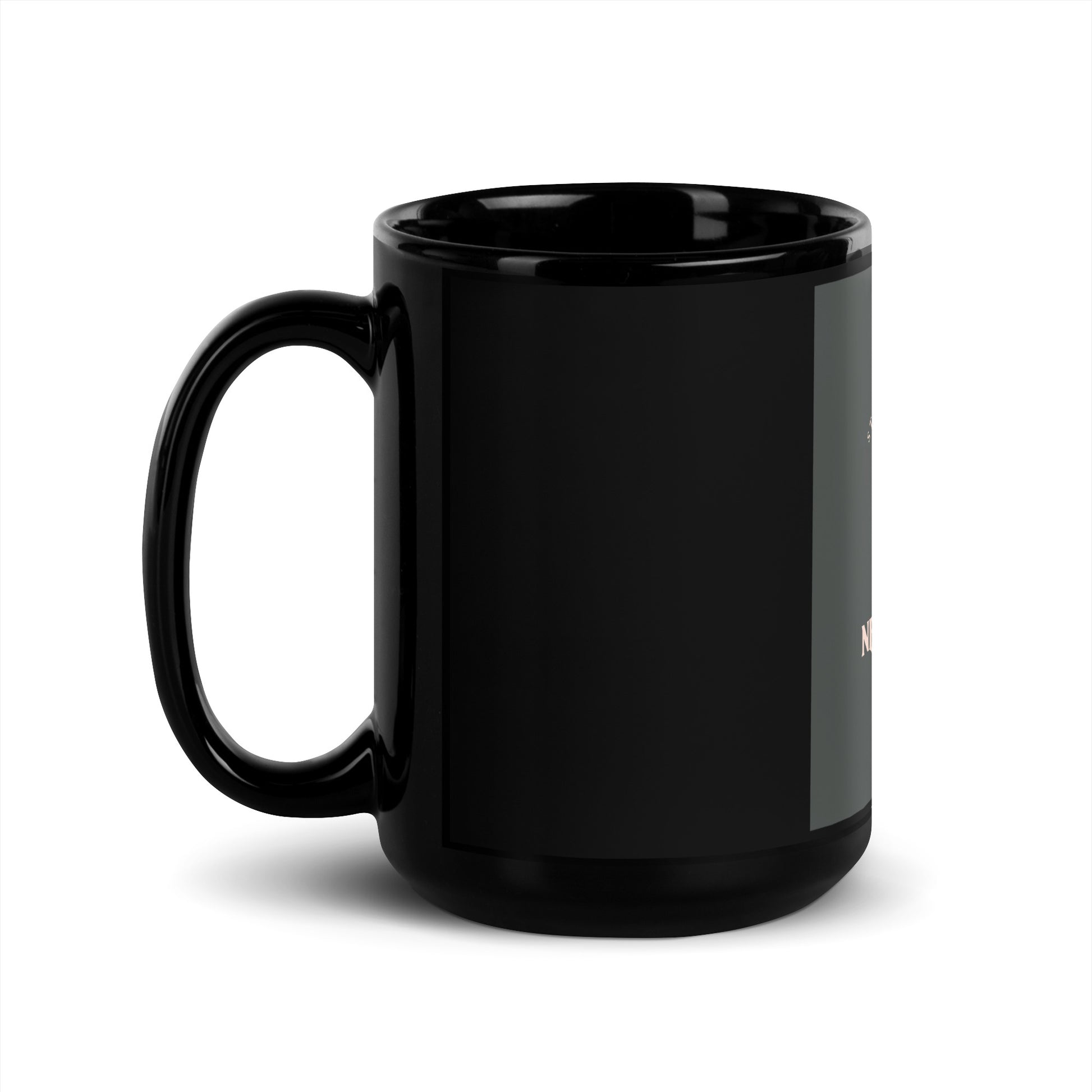 Stop Antisemitism | Plants & Flowers Edition | Black Glossy Mug
