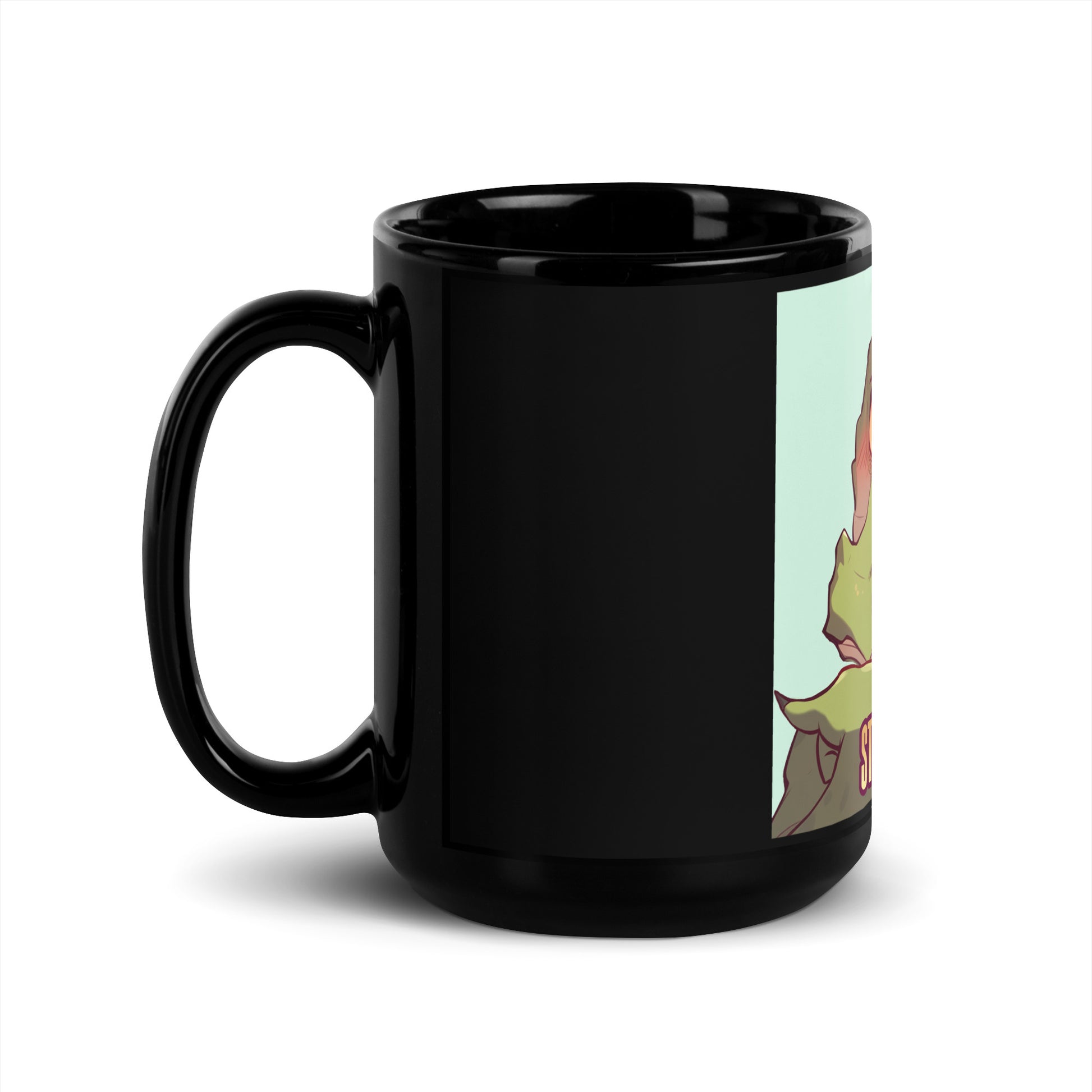 Dragon Adventure | Black Glossy Mug