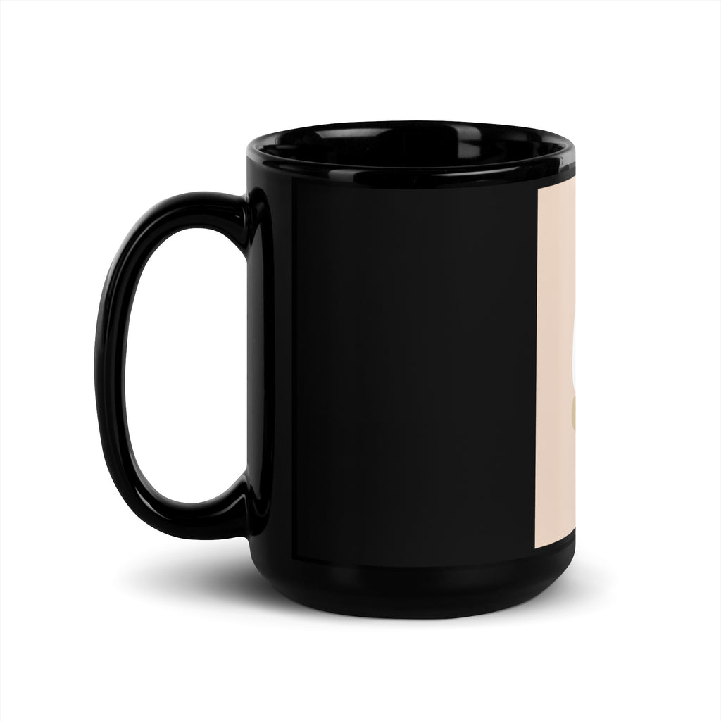 Black & Jewish Love | Black Glossy Mug