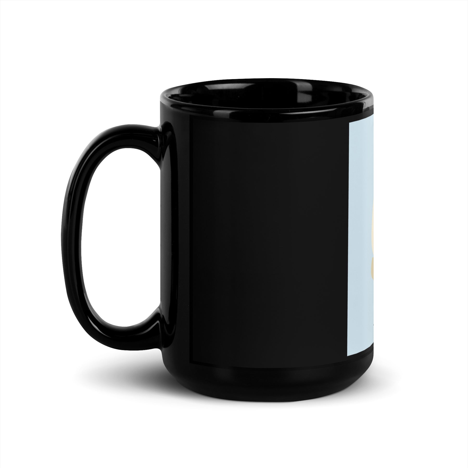 Black & Jewish Love | Black Glossy Mug