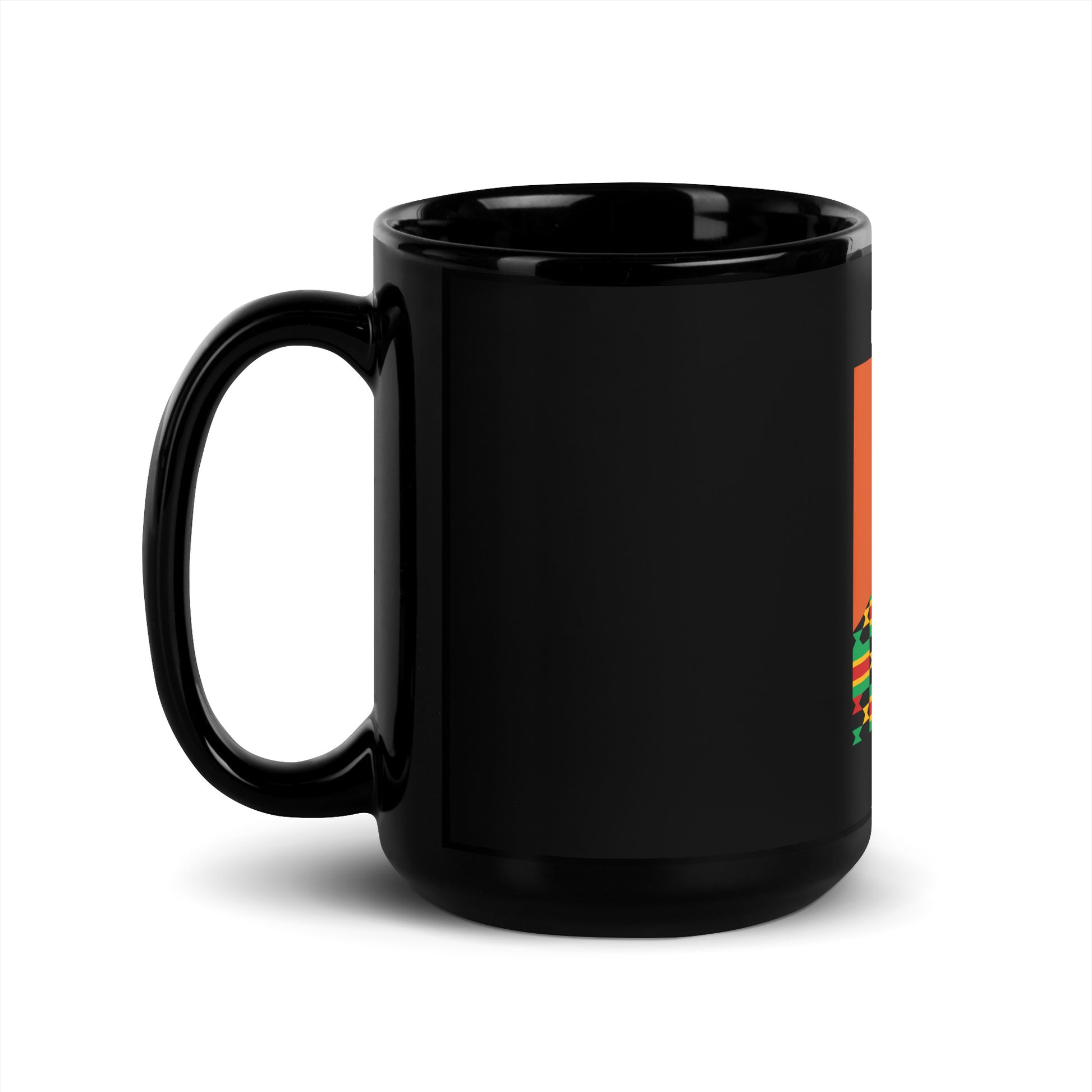 Black & Jewish Love | Black Glossy Mug