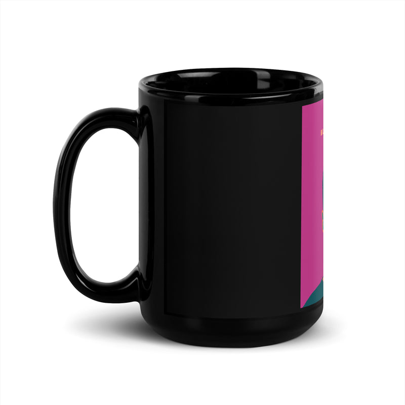 Black & Jewish Love | Black Glossy Mug
