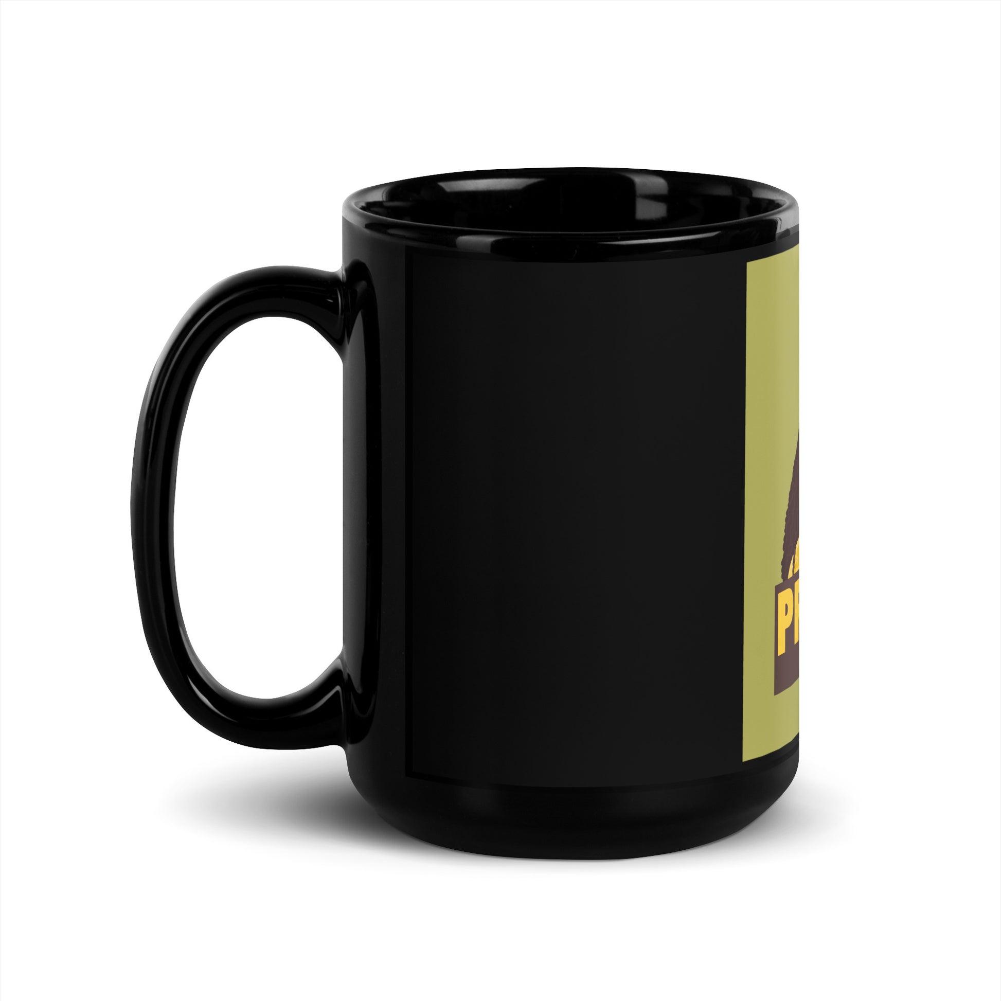 Black & Jewish Love | Black Glossy Mug