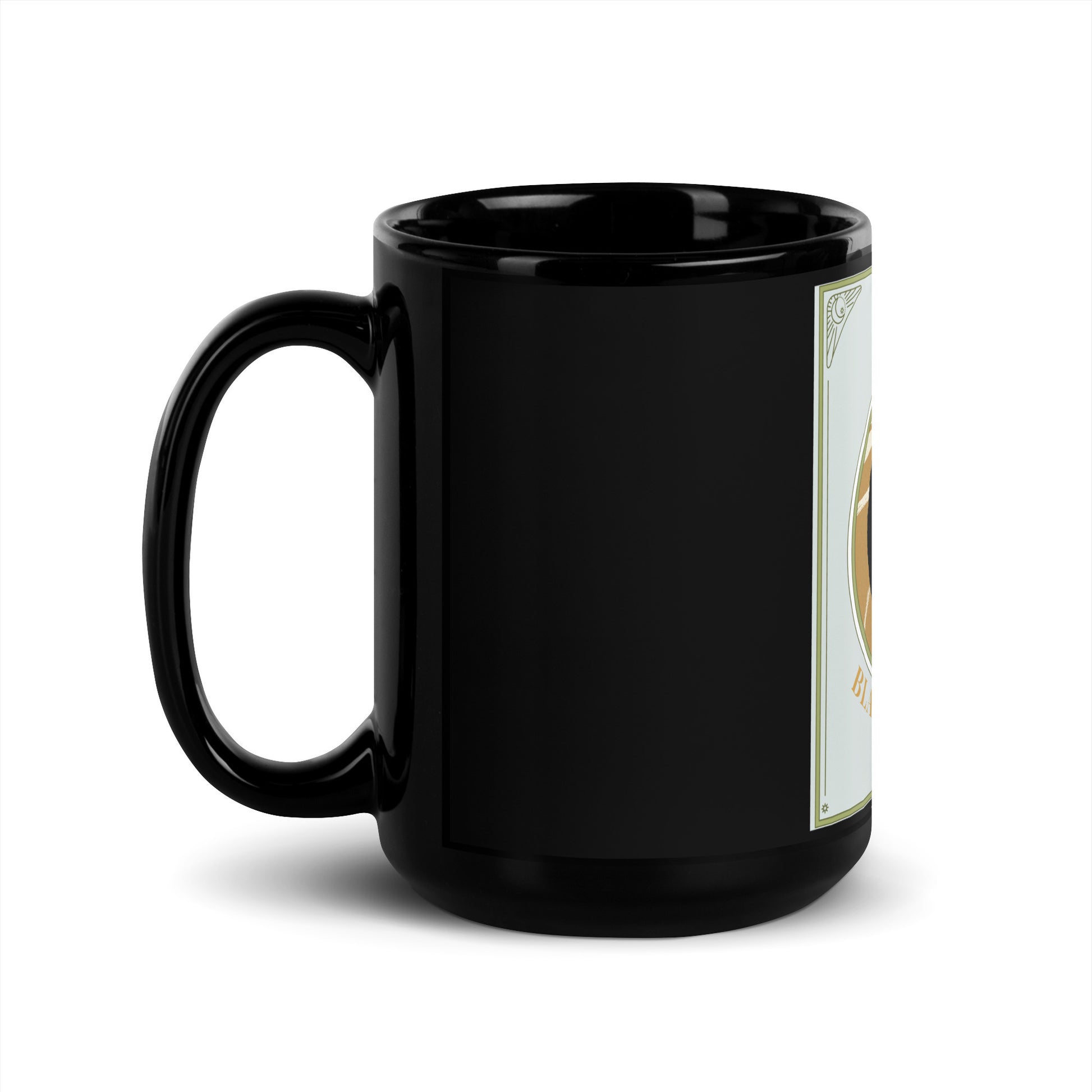 Black & Jewish Love | Black Glossy Mug