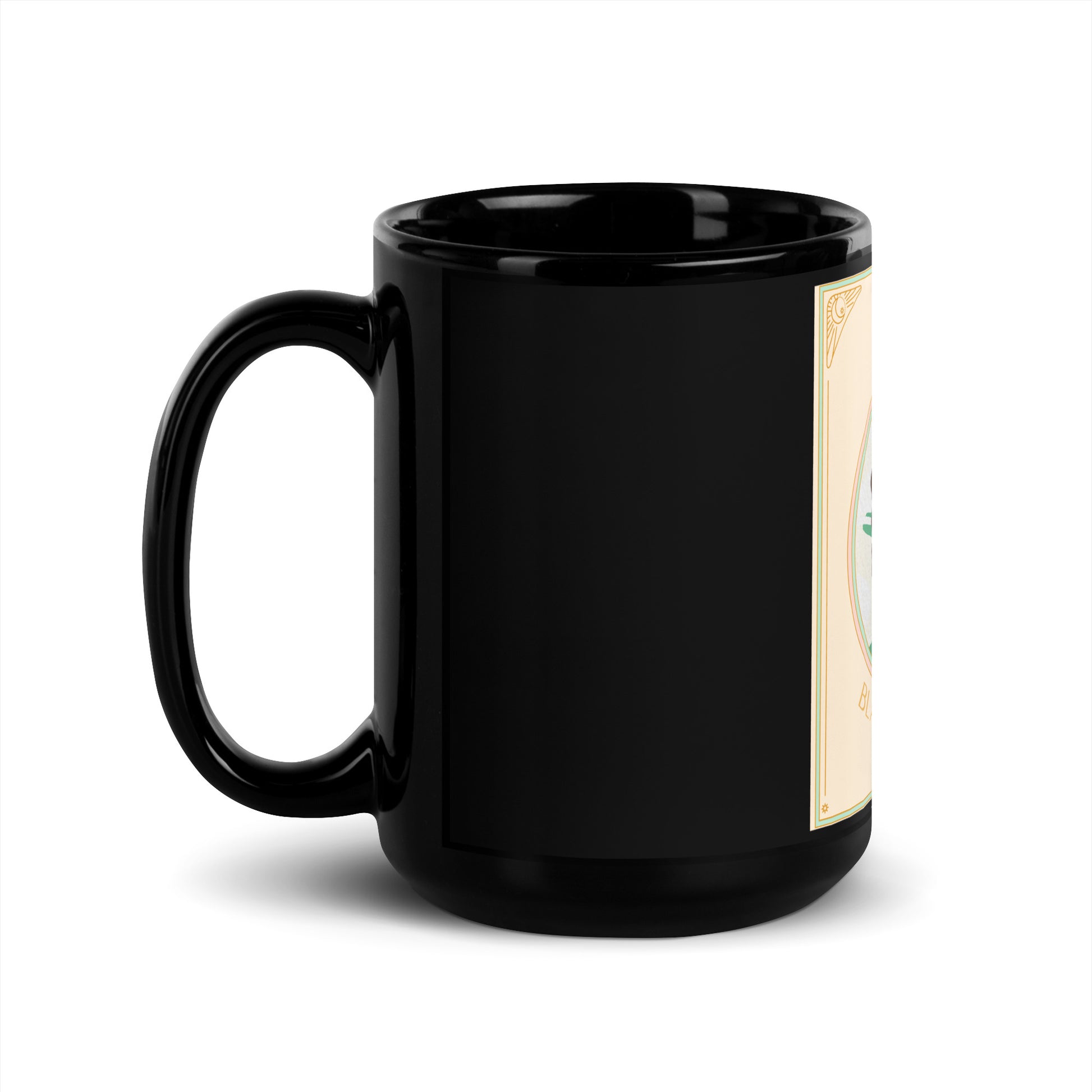 Black & Jewish Love | Black Glossy Mug