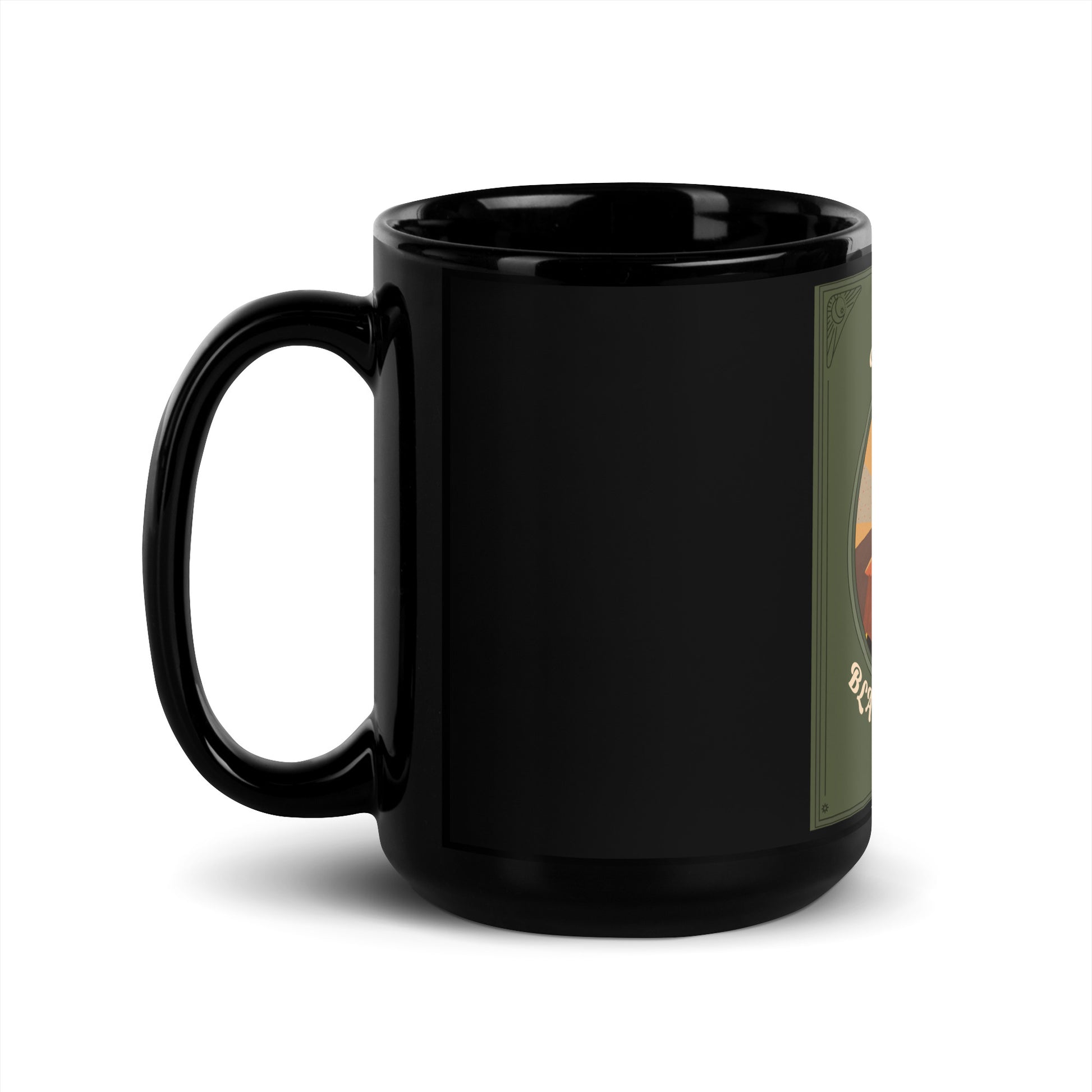 Black & Jewish Love | Black Glossy Mug