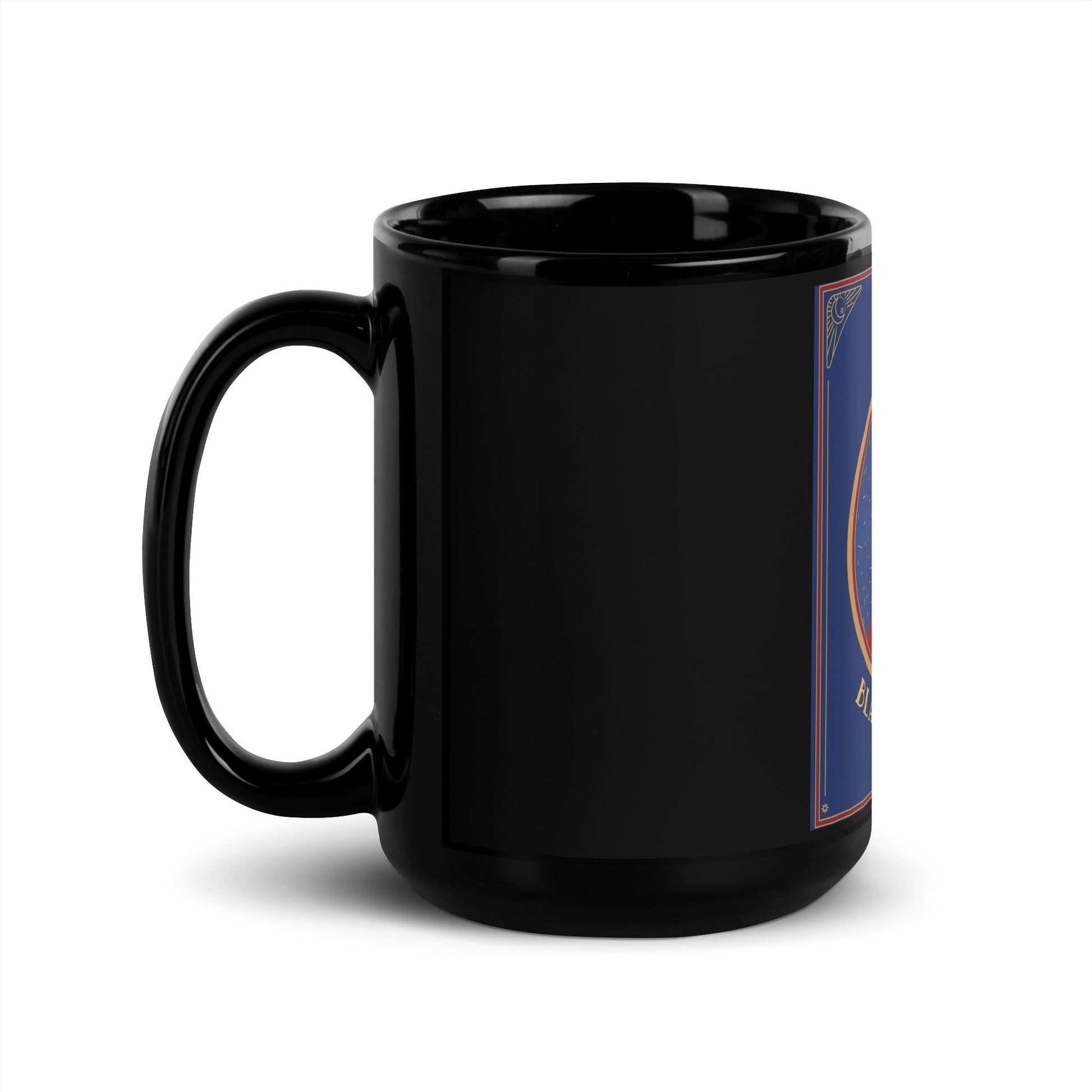 Black & Jewish Love | Black Glossy Mug