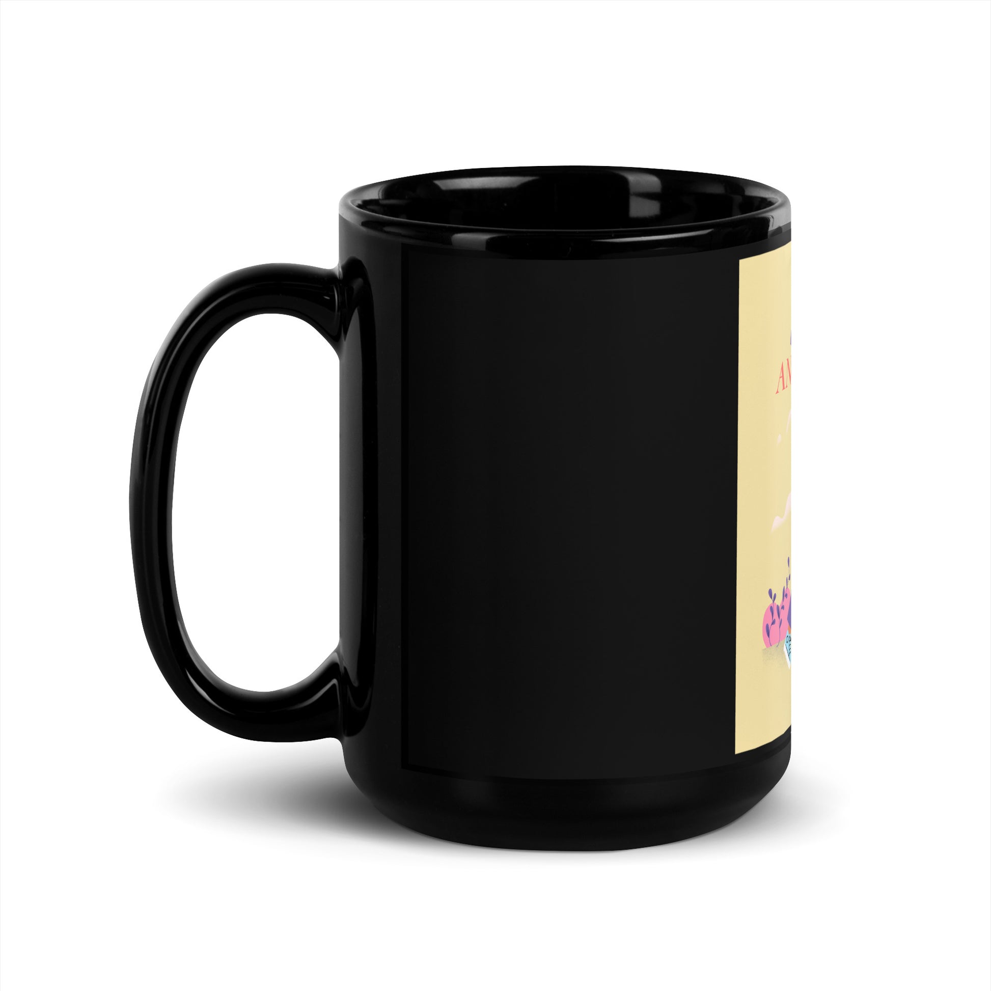 Bike Journey | Stop Antisemitism | Black Glossy Mug