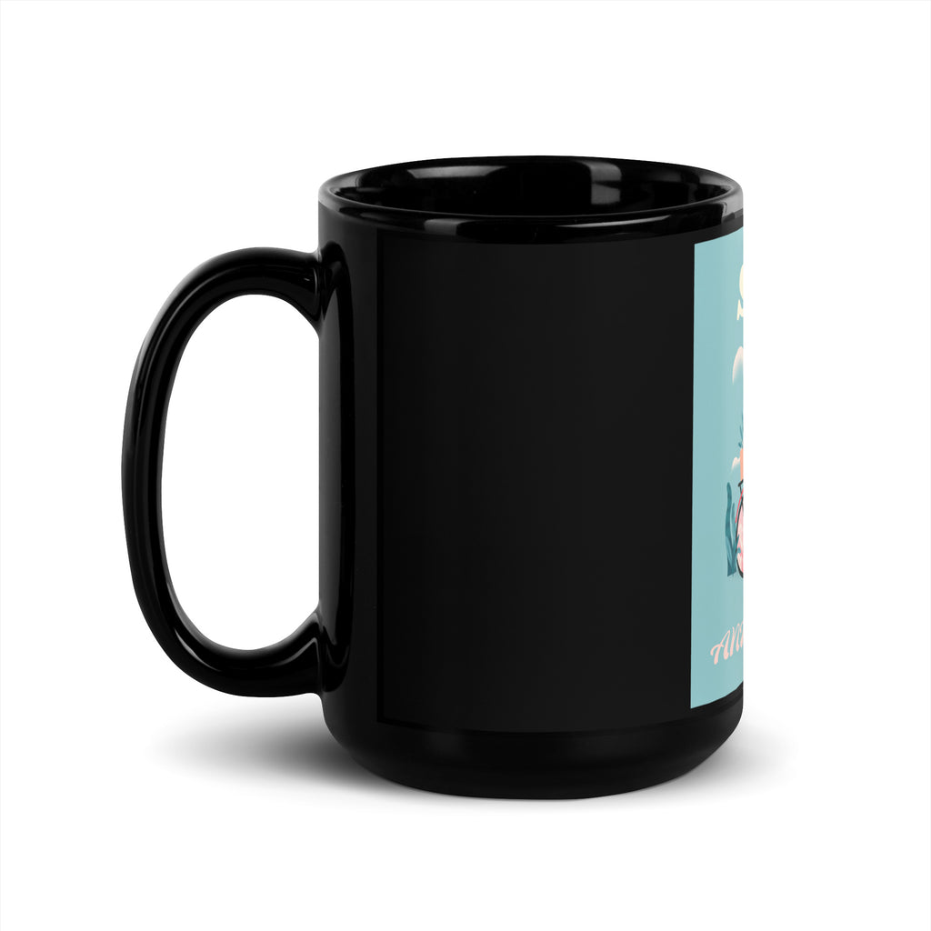 Bike Journey | Stop Antisemitism | Black Glossy Mug