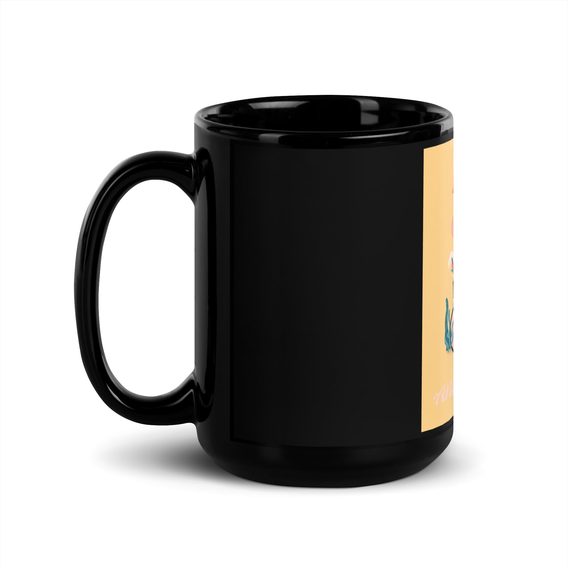 Bike Journey | Stop Antisemitism | Black Glossy Mug